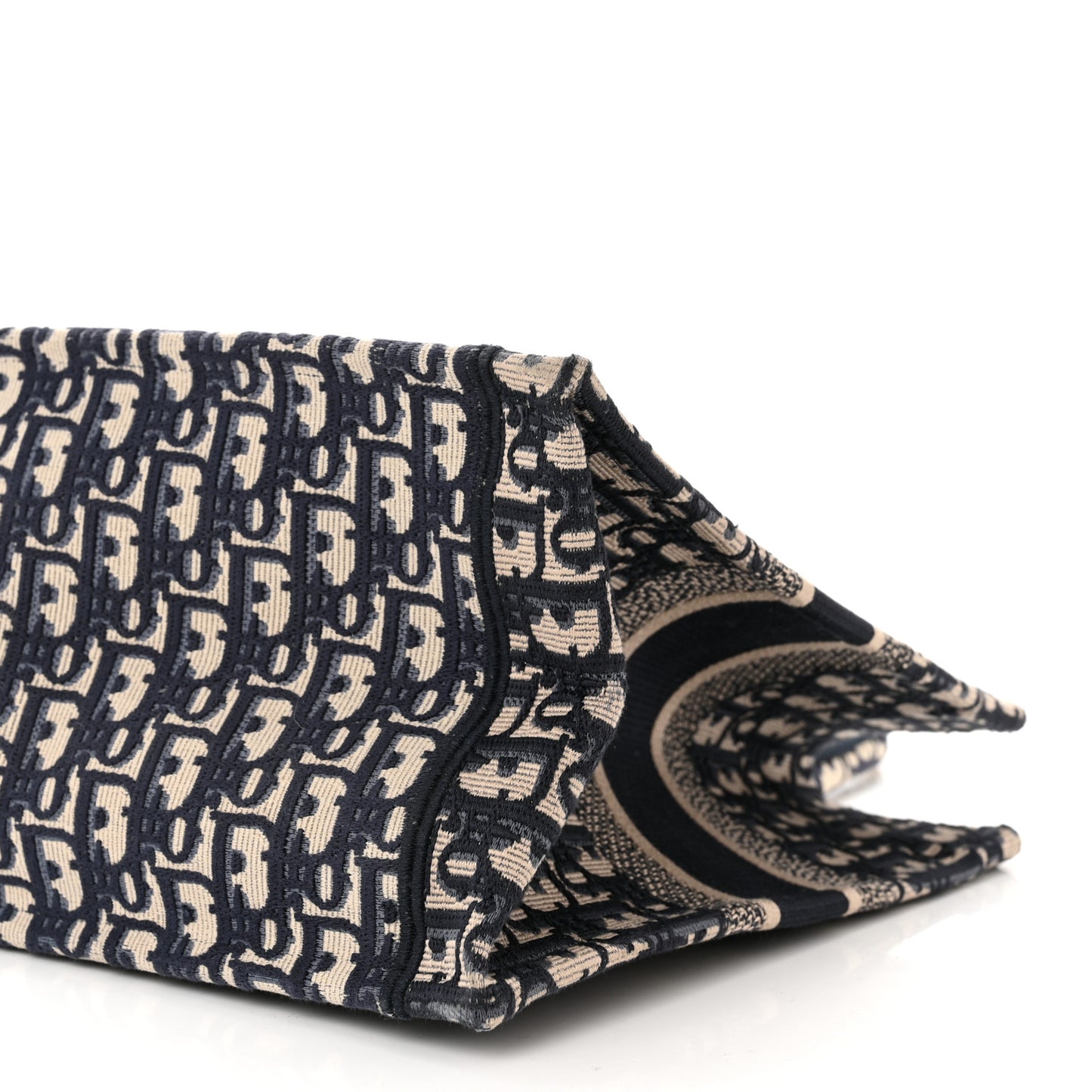 Oblique Medium Book Tote Blue Multicolor