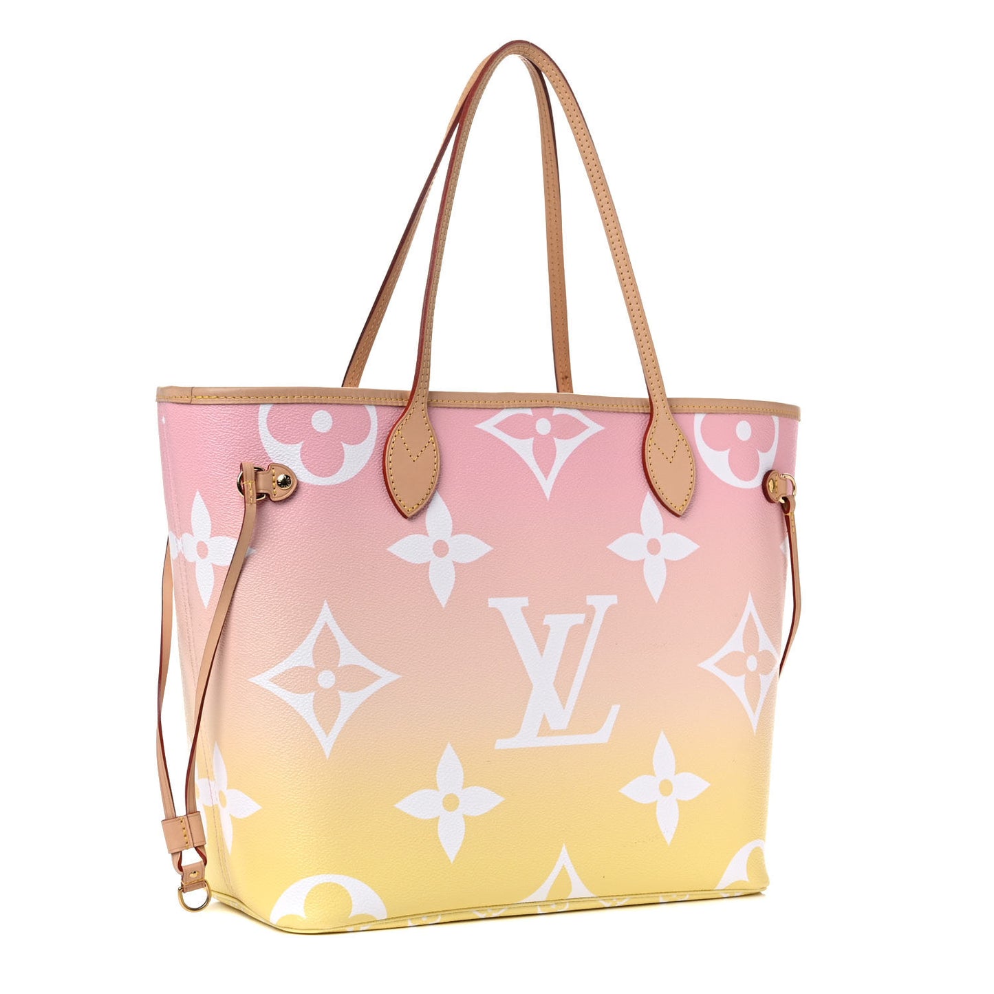 Monogram Giant By The Pool Neverfull MM Light Pink