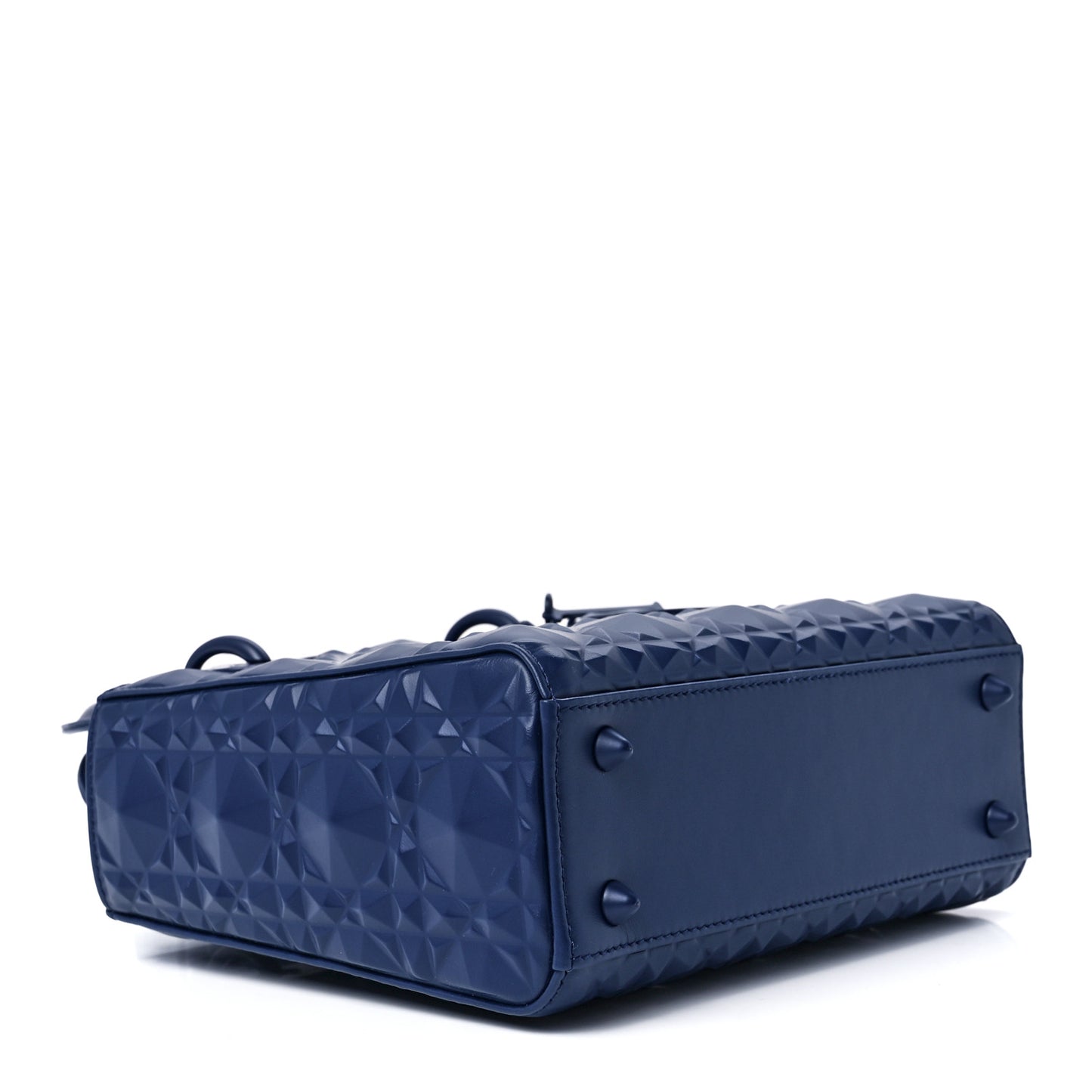Calfskin Cannage Diamond Small My ABCDior Blue Royale