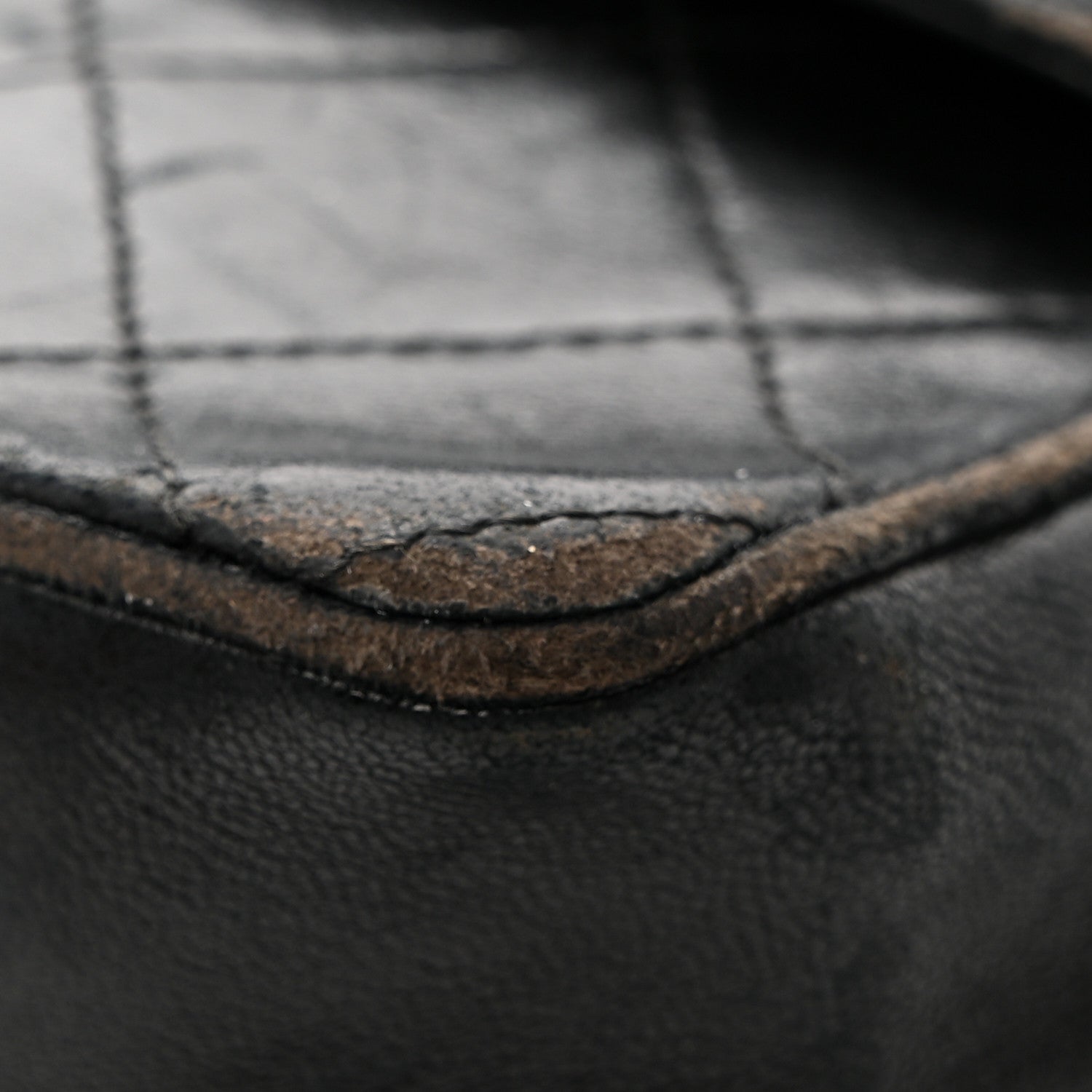 Chanel Lambskin Quilted Medium Double Flap Black 15 of 24