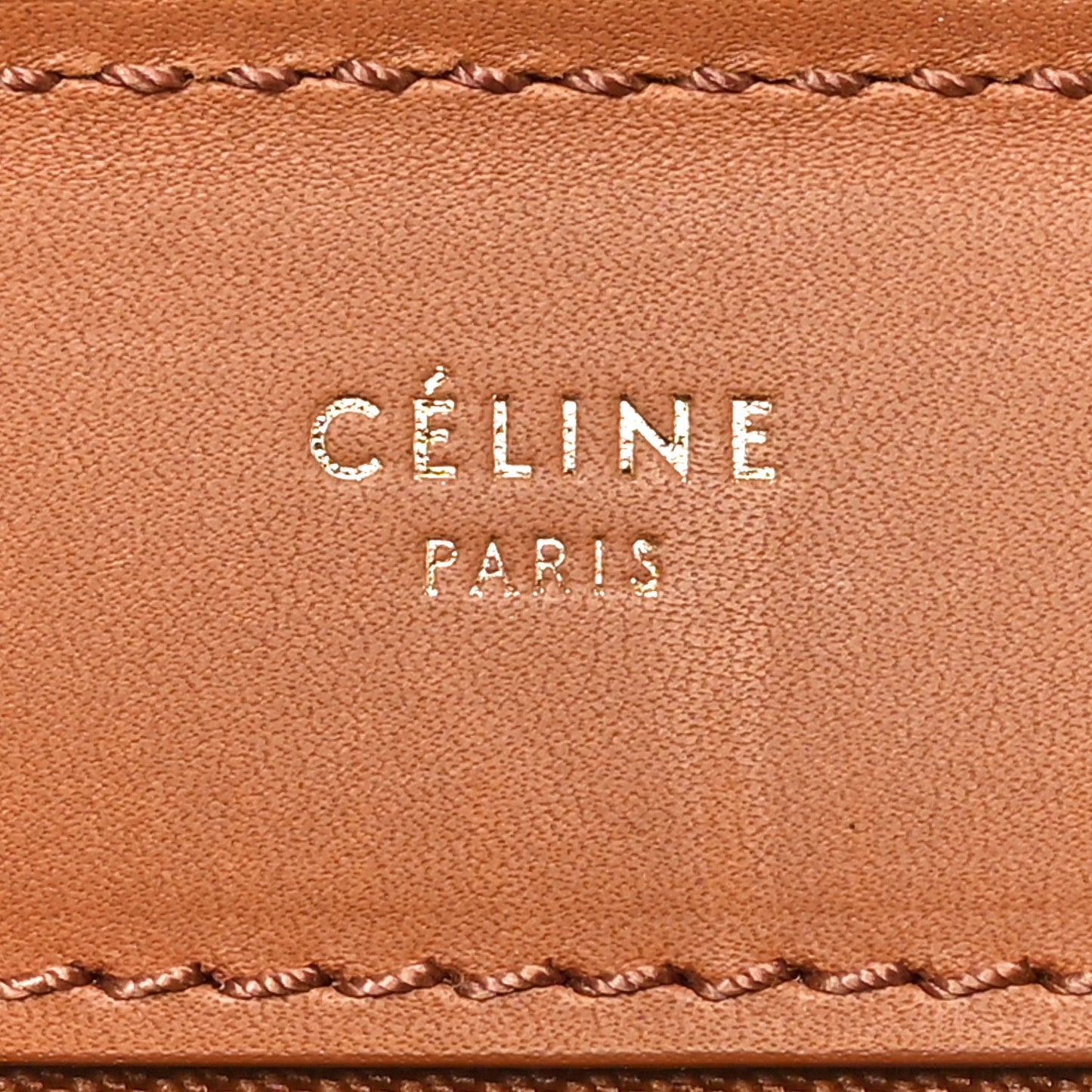 Natural Calfskin Small Trapeze Tan