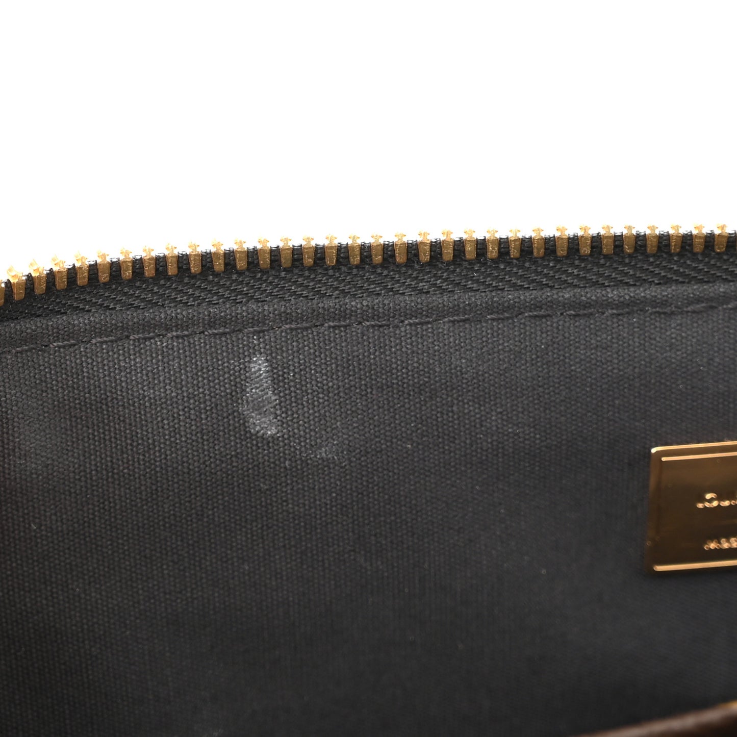 Patent Calfskin Miroir Tote Black