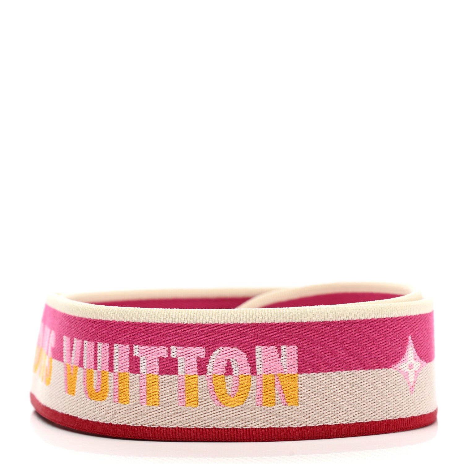 Louis Vuitton Jacquard Speedy Bandouliere 20 Shoulder Strap Fuchsia 2 of 3