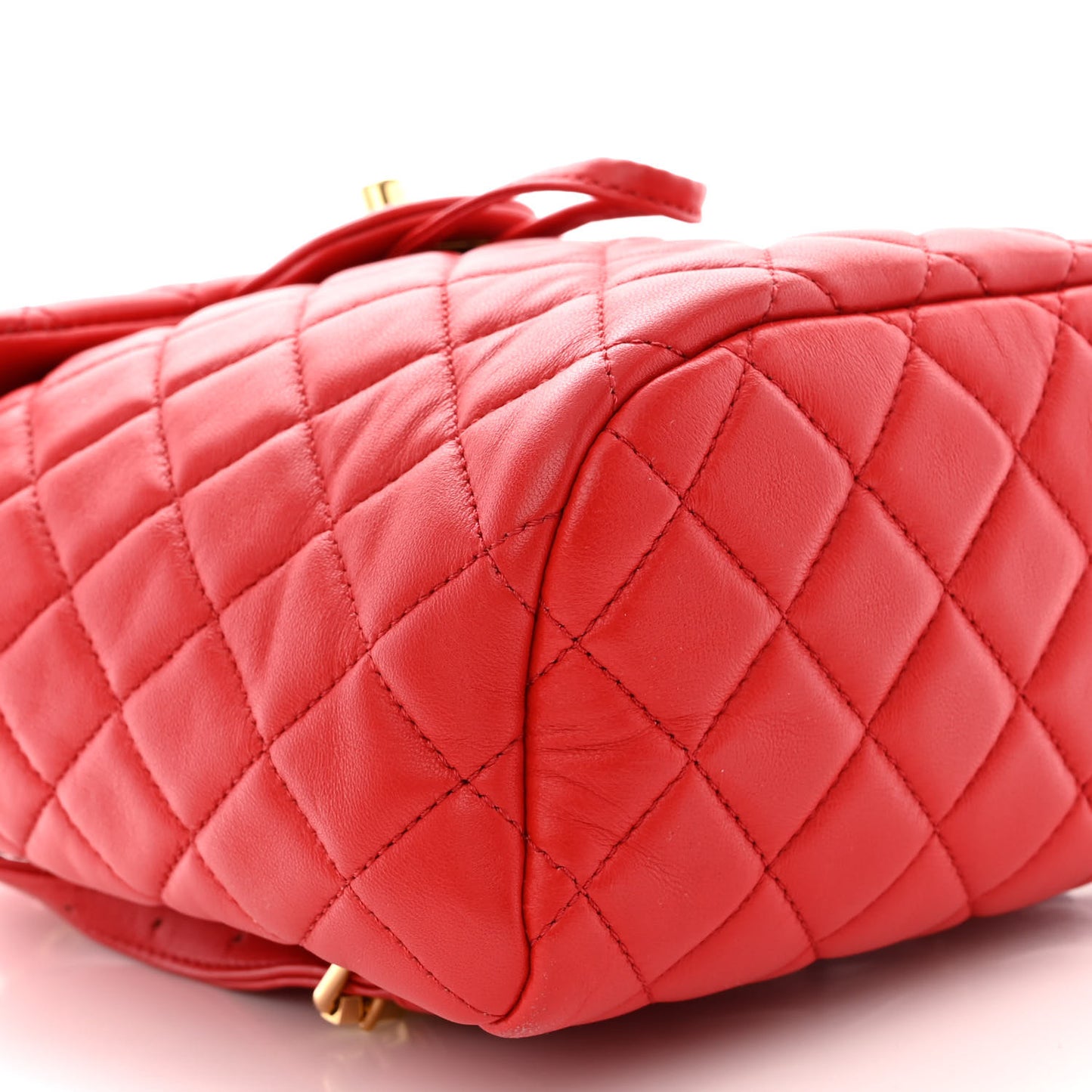 Calfskin Quilted Mini Urban Spirit Backpack Red
