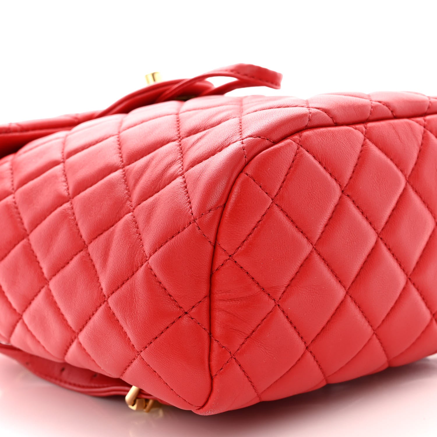 Chanel Calfskin Quilted Mini Urban Spirit Backpack Red 9 of 10