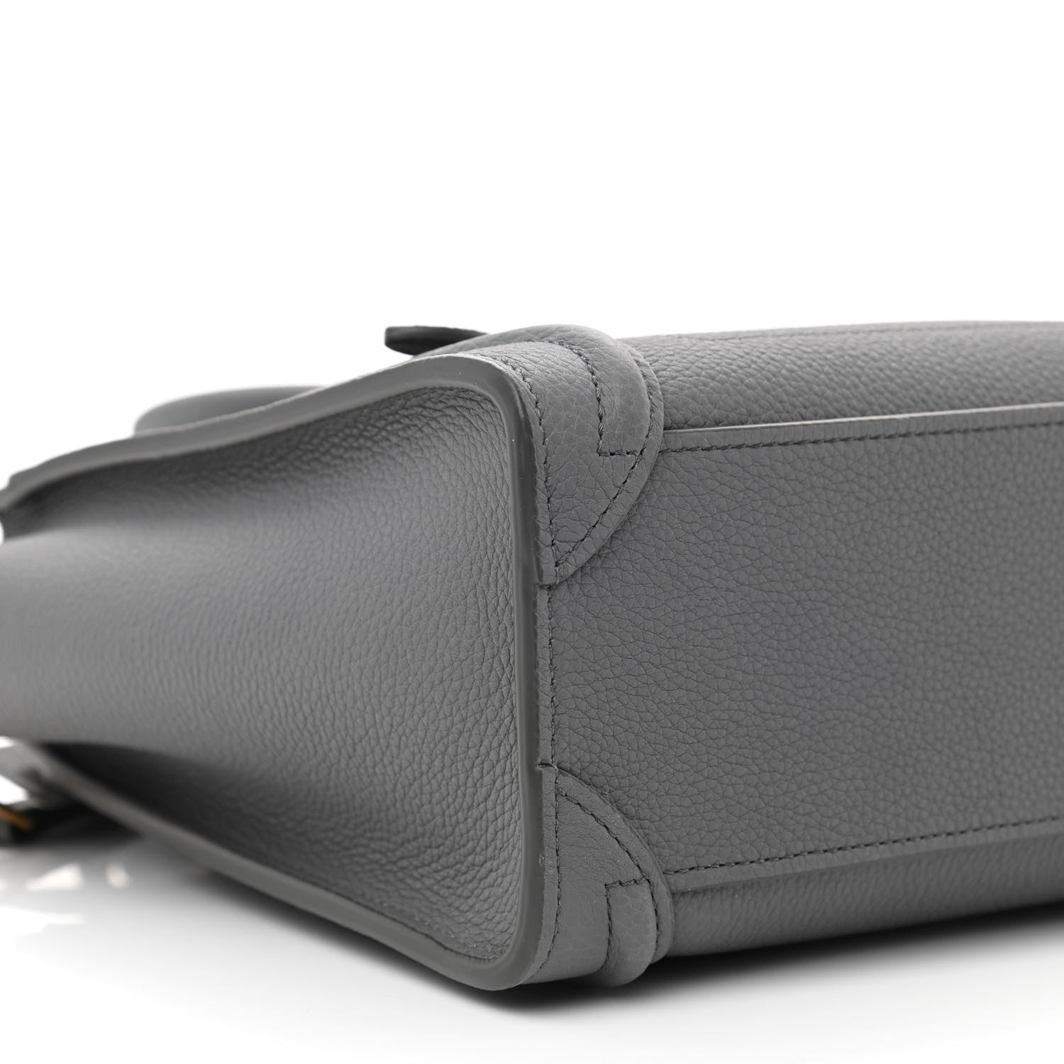 Celine Baby Drummed Calfskin Nano Luggage Kohl 9 of 10