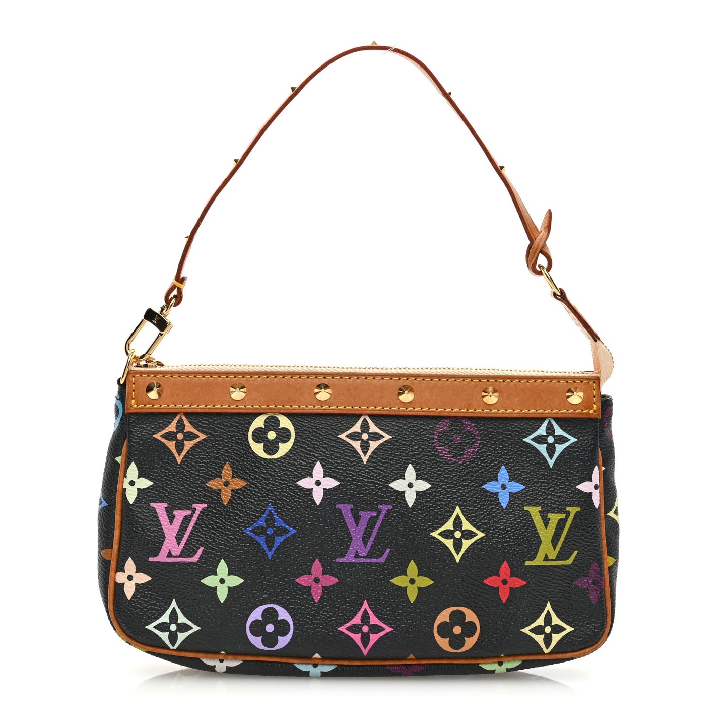 Monogram Multicolor Pochette Accessories Black