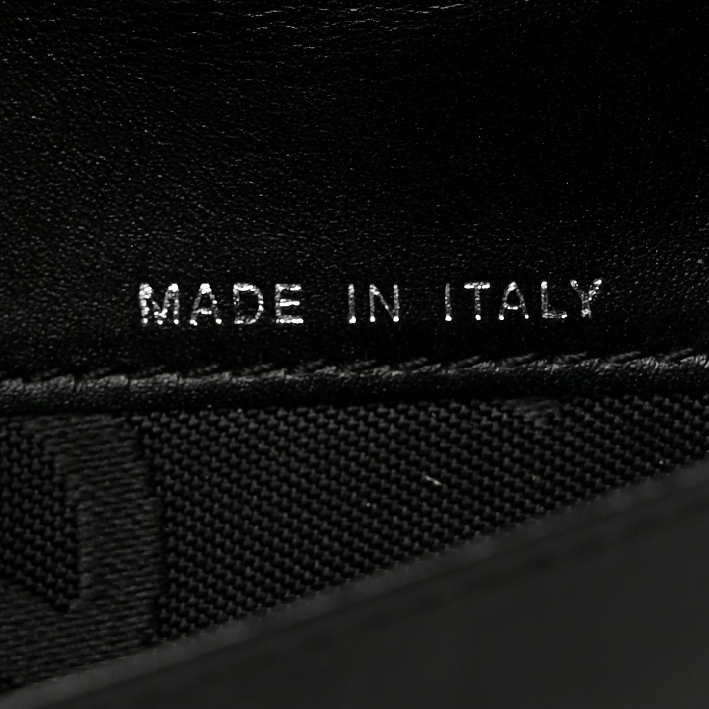 Calfskin Quilted Small Cambon Agenda Planner Black