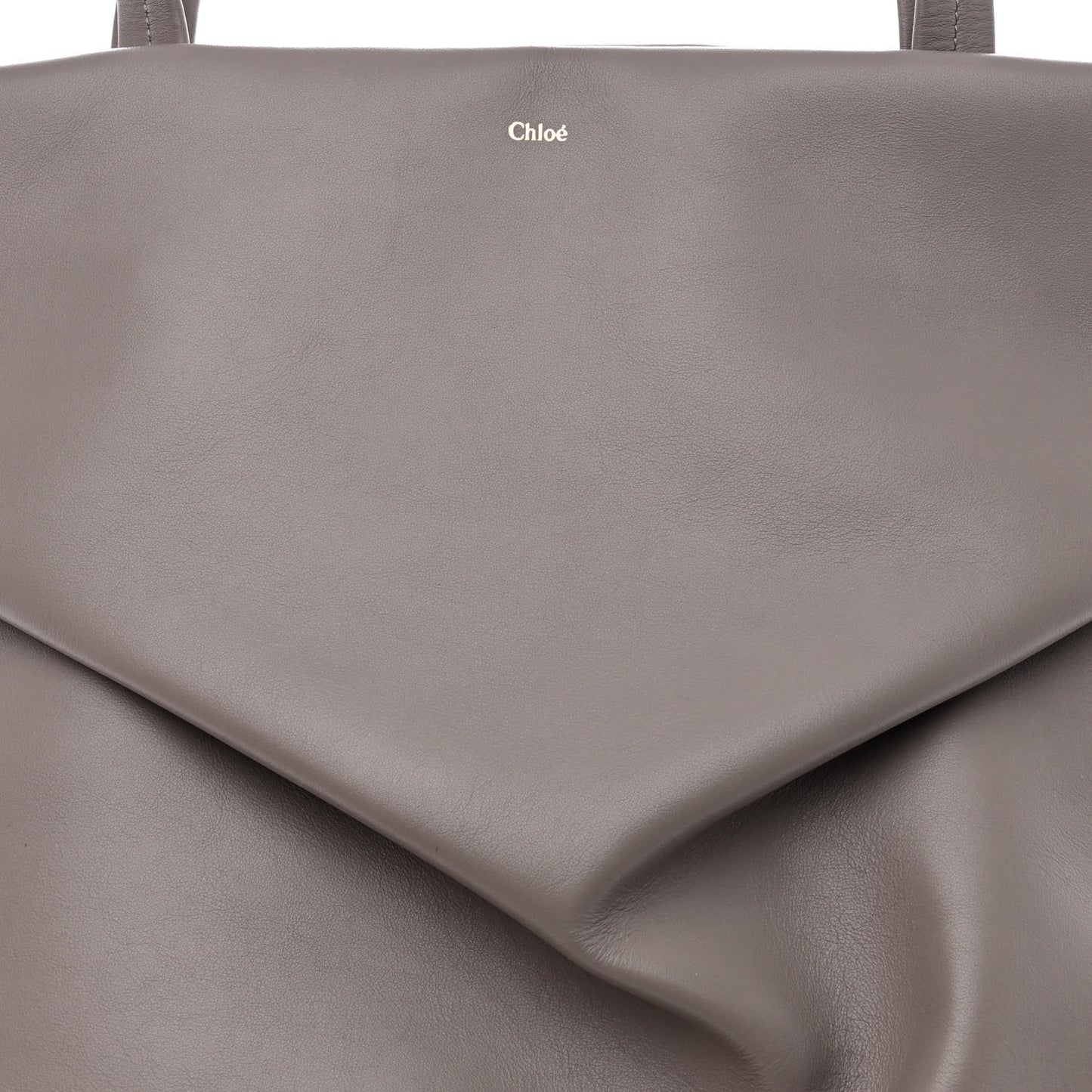 Calfskin Judy East West Tote Cashmere Grey