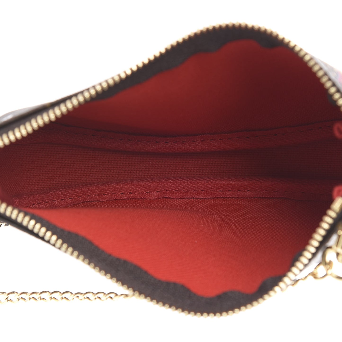 Monogram 2020 Christmas Animation Bumper Cars Mini Pochette Accessories Coquelicot