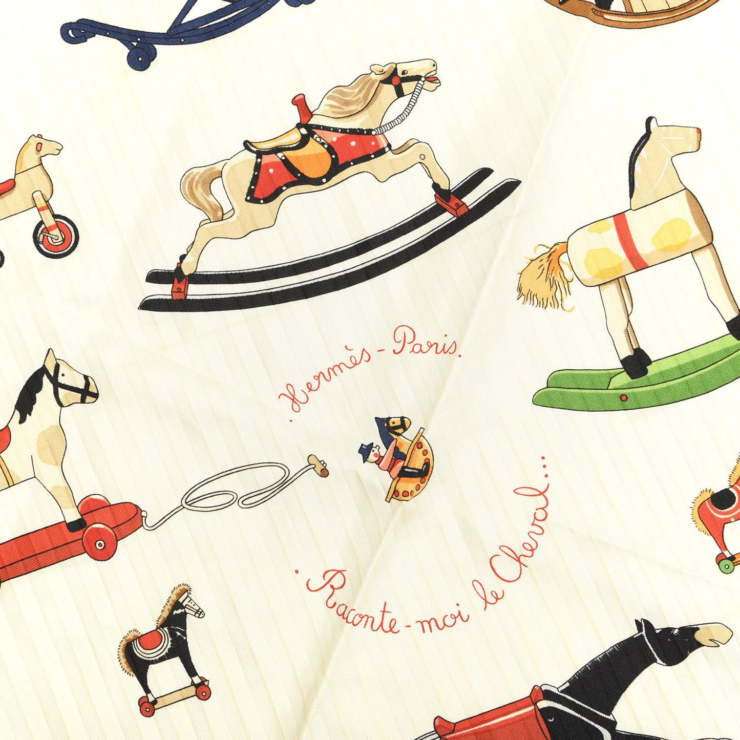 Silk Raconte Moi Le Cheval Scarf 90