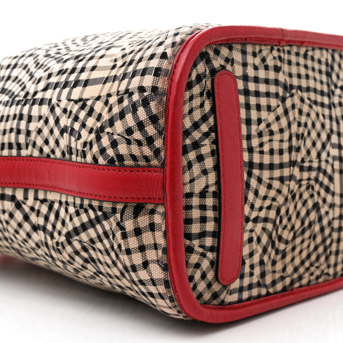 Visetos Medium Liz Reversible Shopper Tote Ruby Red