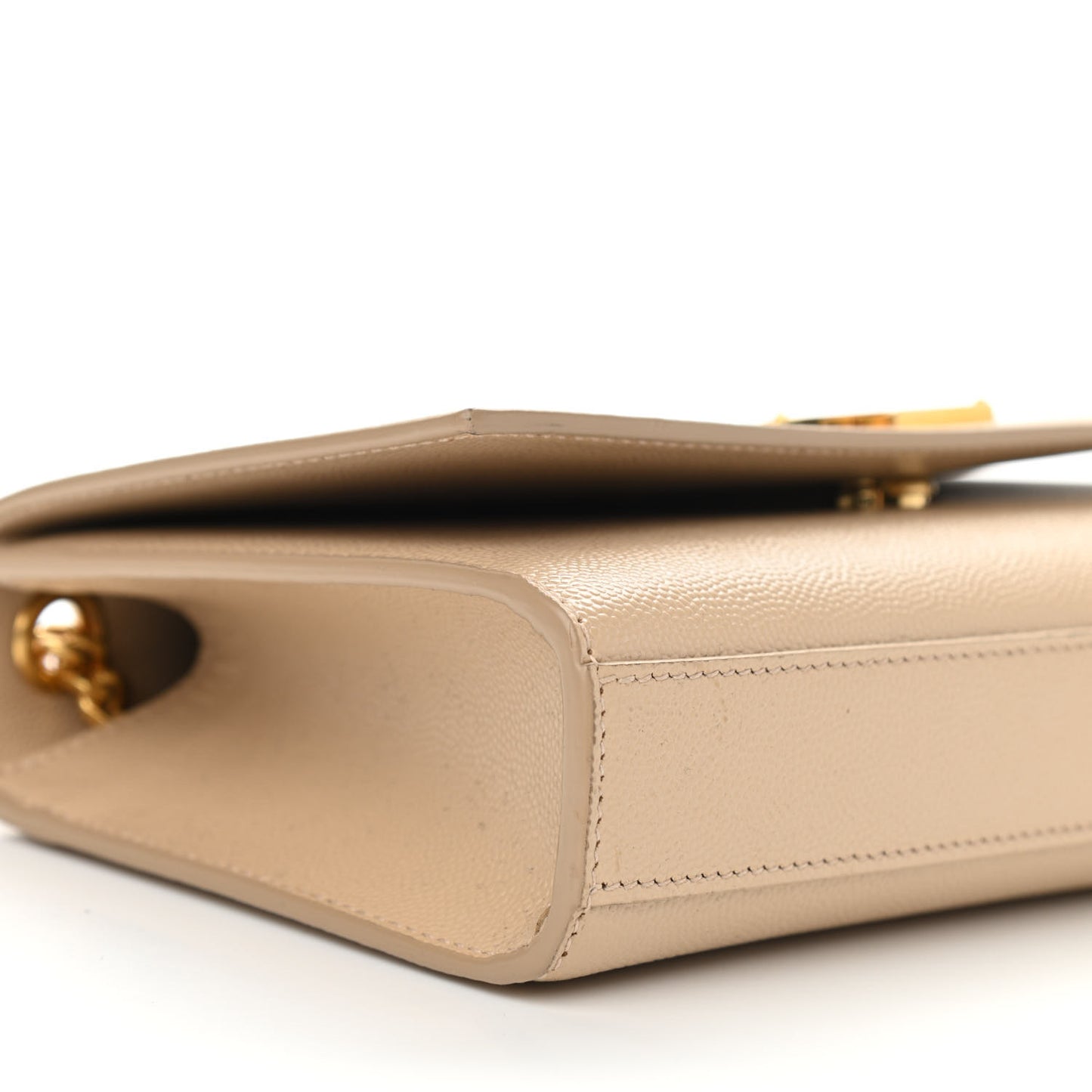 Grain De Poudre Small Monogram Kate Satchel Dark Beige