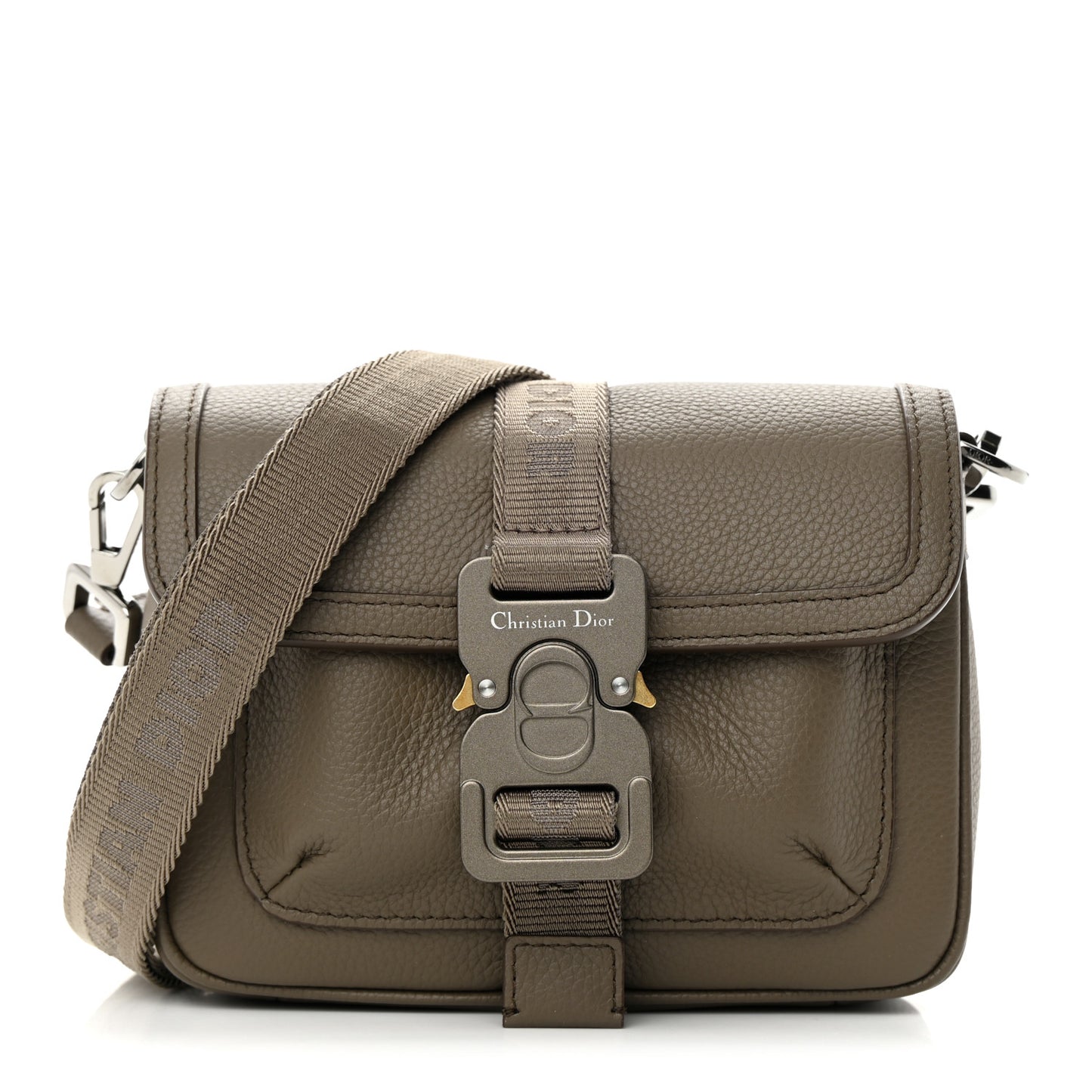 Grained Calfskin Mini Hit The Road Bag Brown