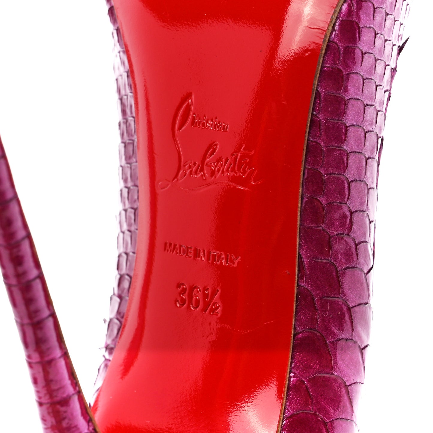 Python Crystal Lame So Kate 120 Pumps 36.5 Eveque