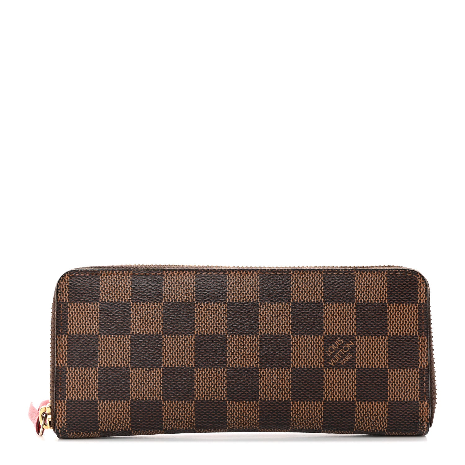 Louis Vuitton Damier Ebene Clemence Wallet Cherry 1 of 12