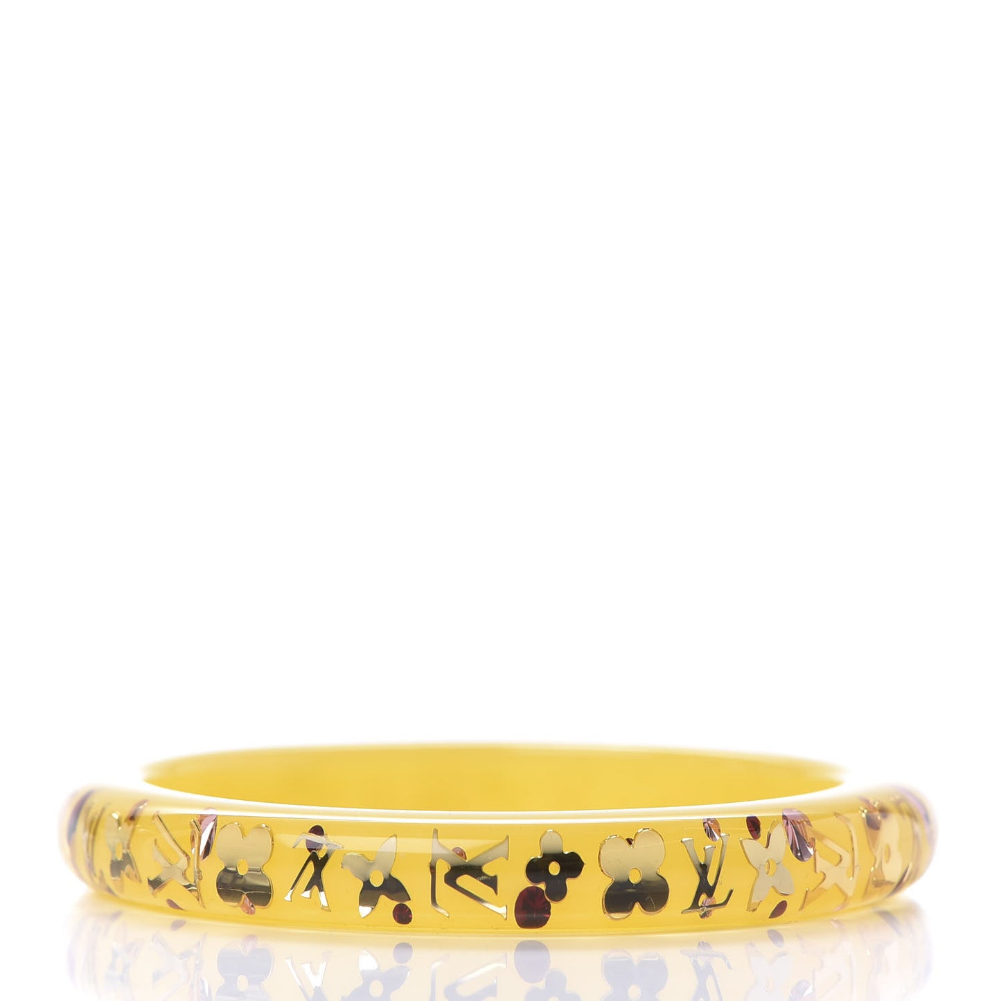 Resin Swarovski TPM Inclusion Bracelet M Jaune