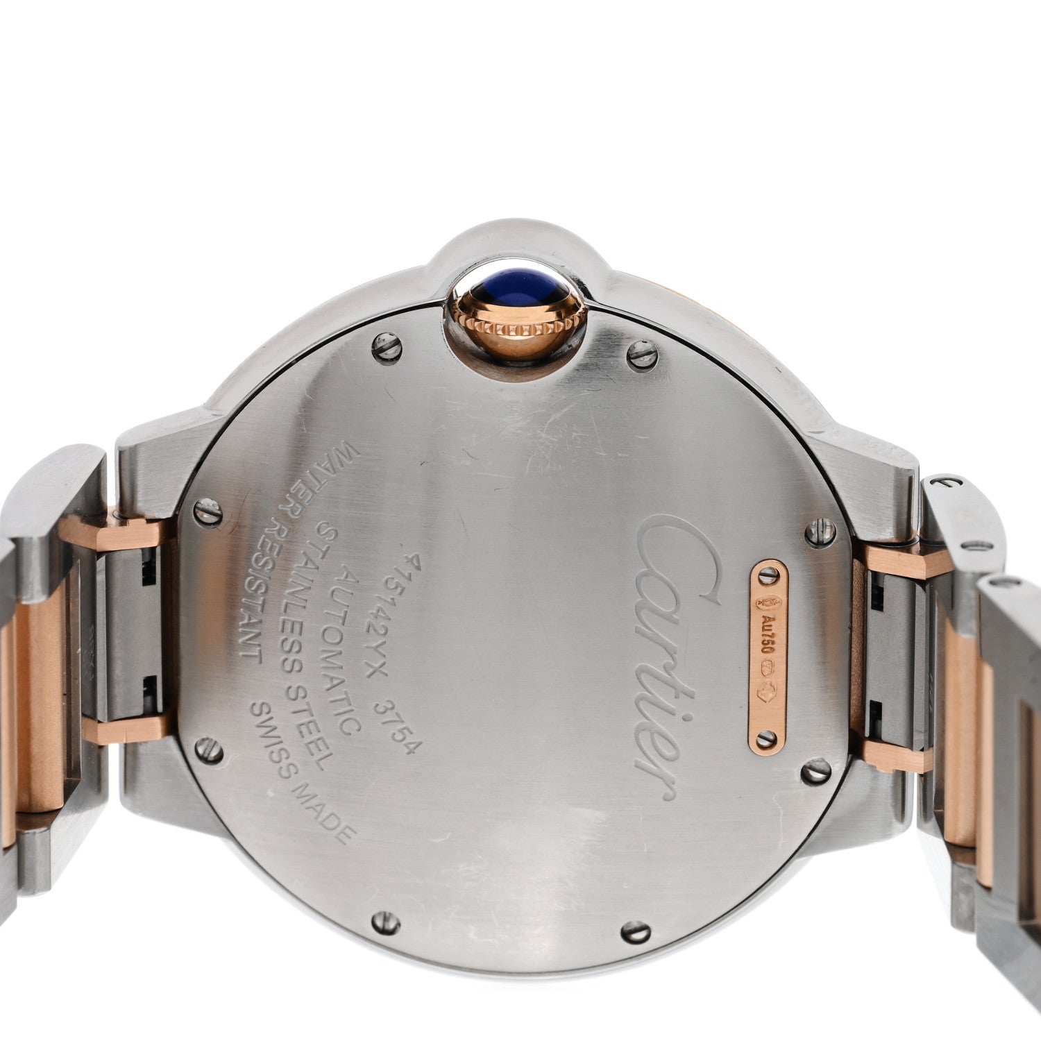 Cartier Stainless Steel 18K Pink Gold Diamond Bezel 36mm Ballon Bleu De Cartier Automatic Watch 4 of 6