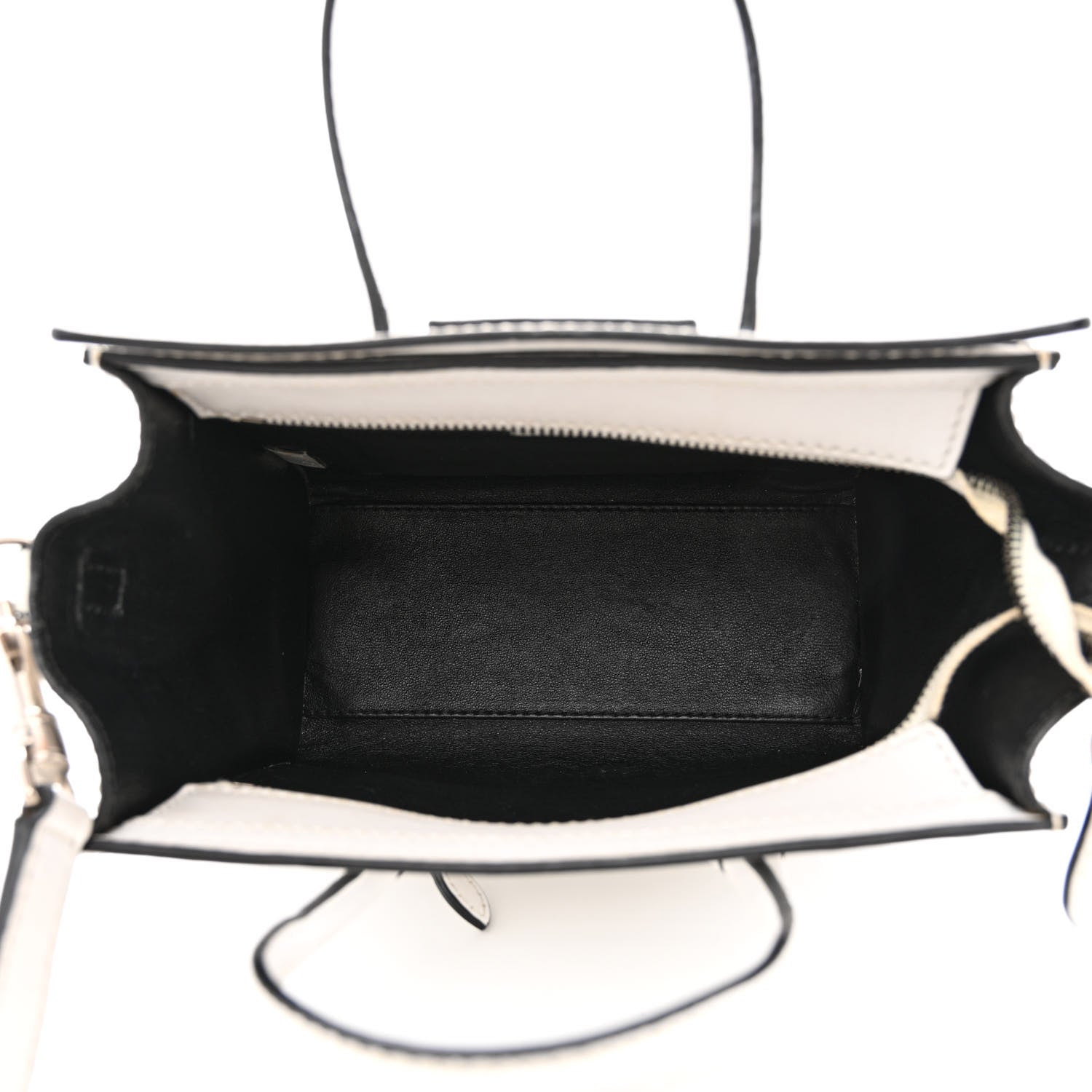 Celine Smooth Calfskin Nano Luggage White 5 of 13