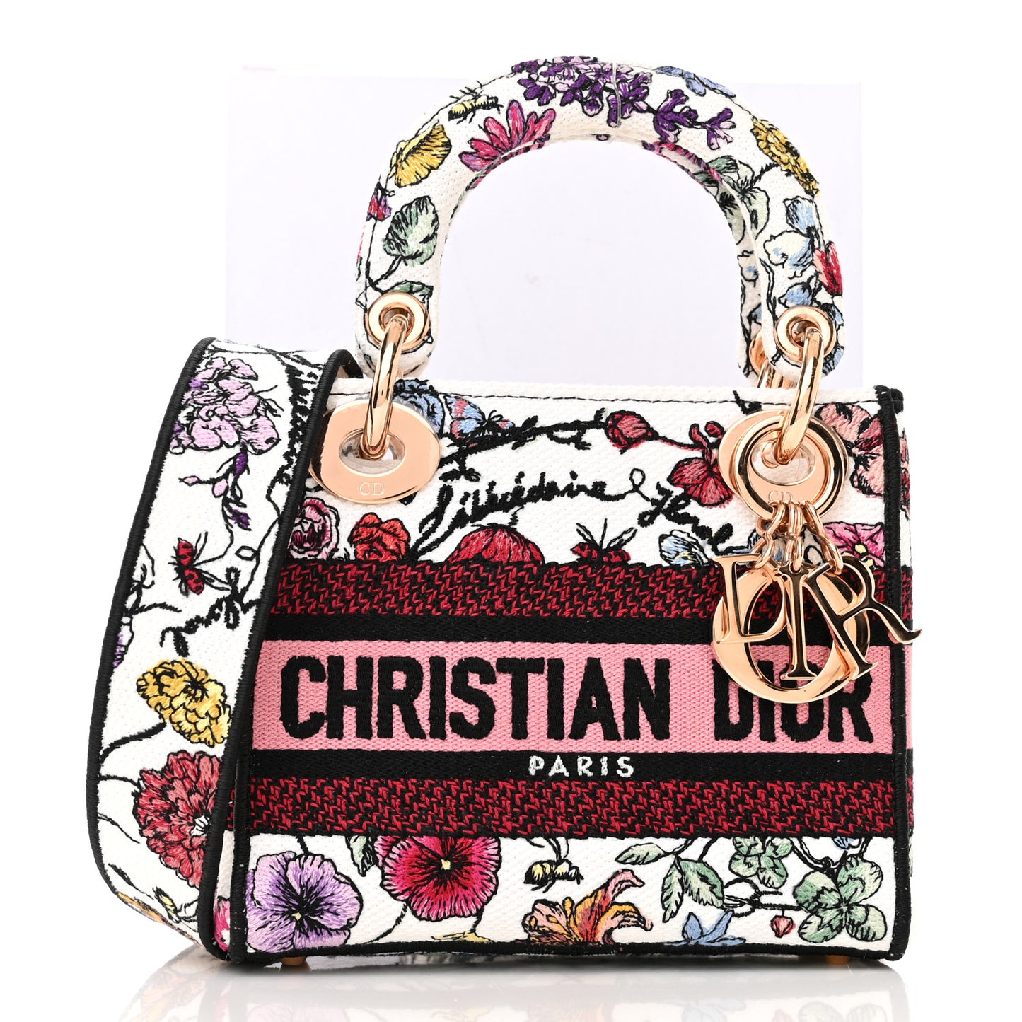 Canvas Florilegio Embroidered Mini Lady D-Lite White Multicolor