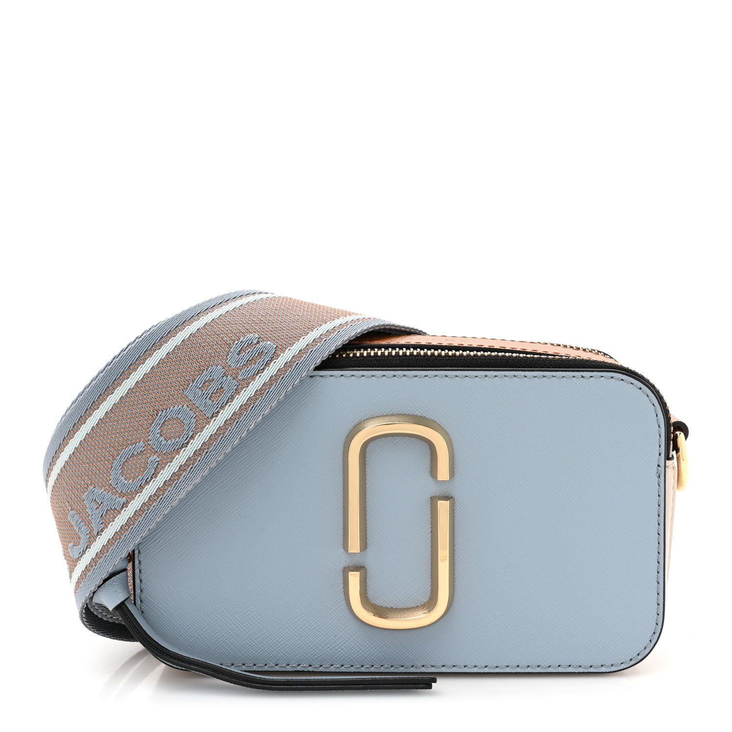 Marc Jacobs Saffiano Small Snapshot Camera Bag Skyline Blue 1 of 10