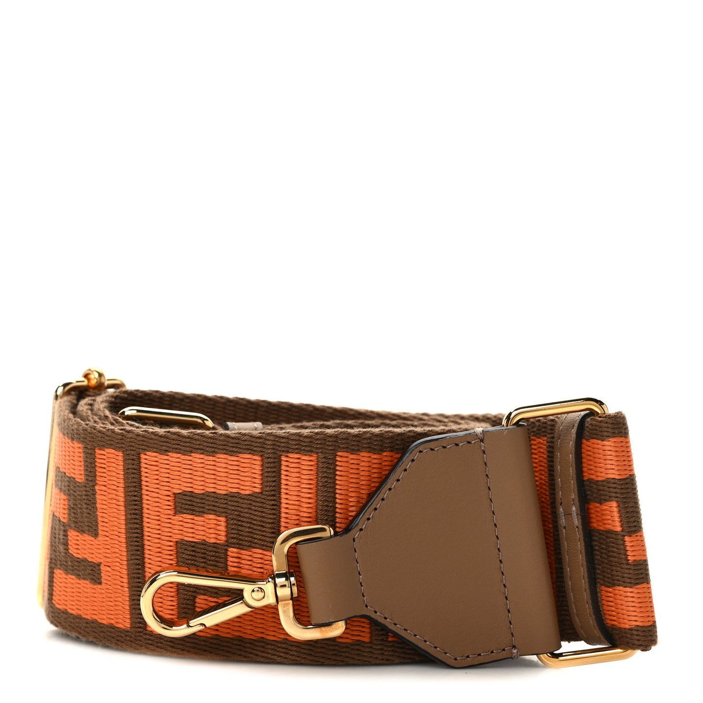 Ribbon Vitello King FF 1974 Adjustable Strap You Fango Brick Sand