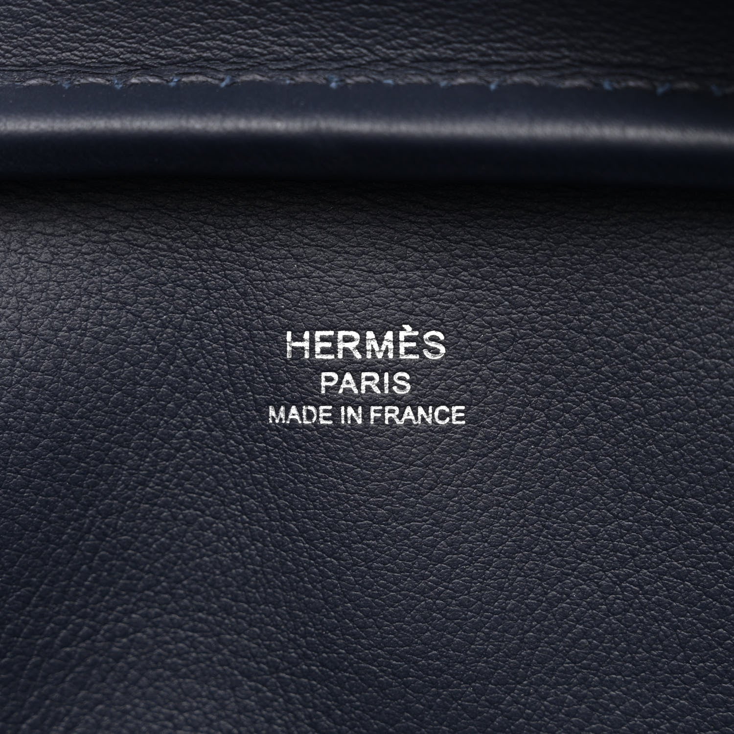 Hermes Evercolor Taurillon Clemence Petit Courrier Bag Bleu Nuit Caban 6 of 10