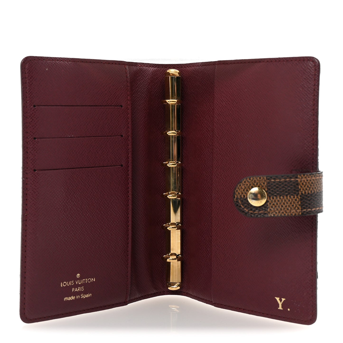 Damier Ebene Valise Small Ring Agenda Cover
