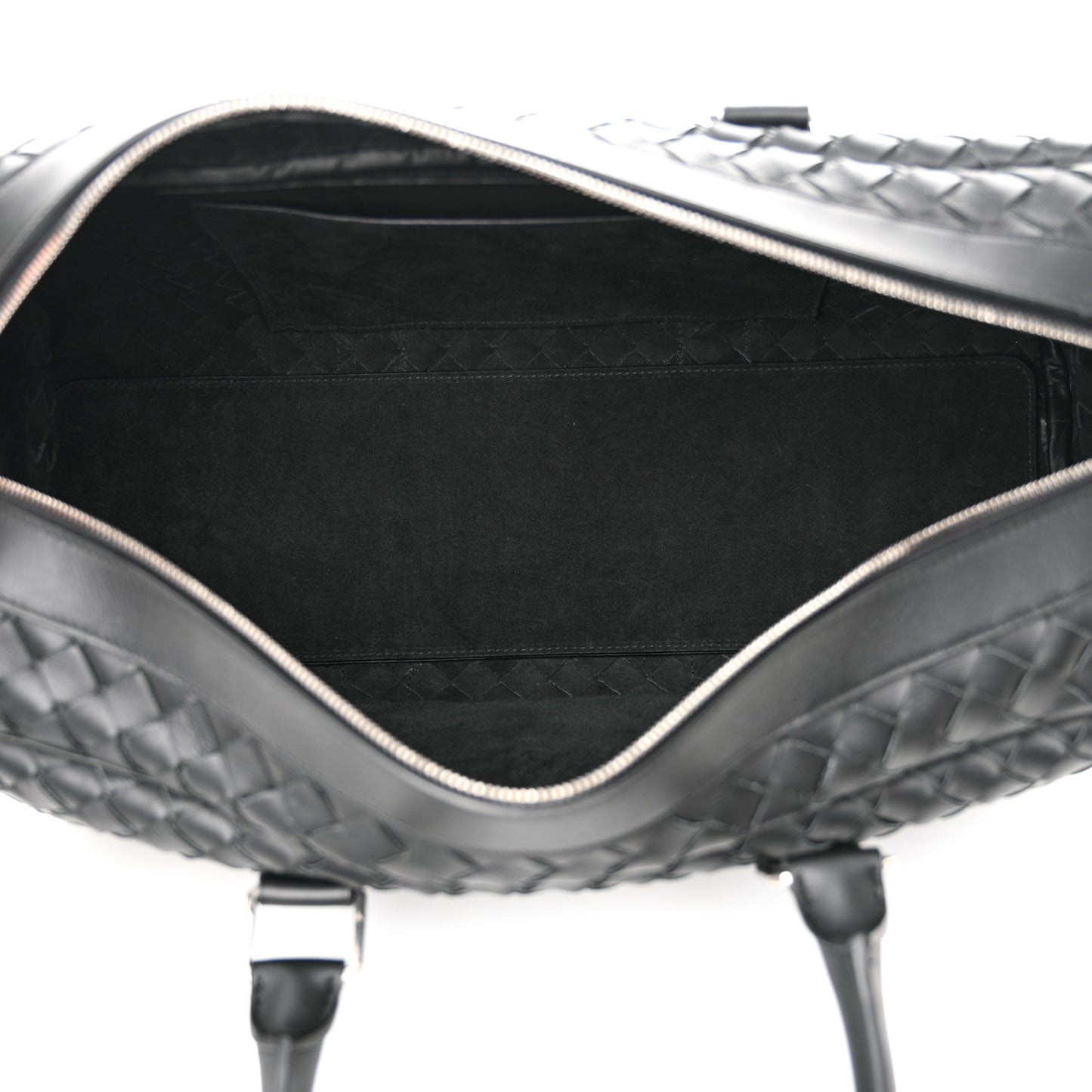Nappa Intrecciato Gym Bag Black
