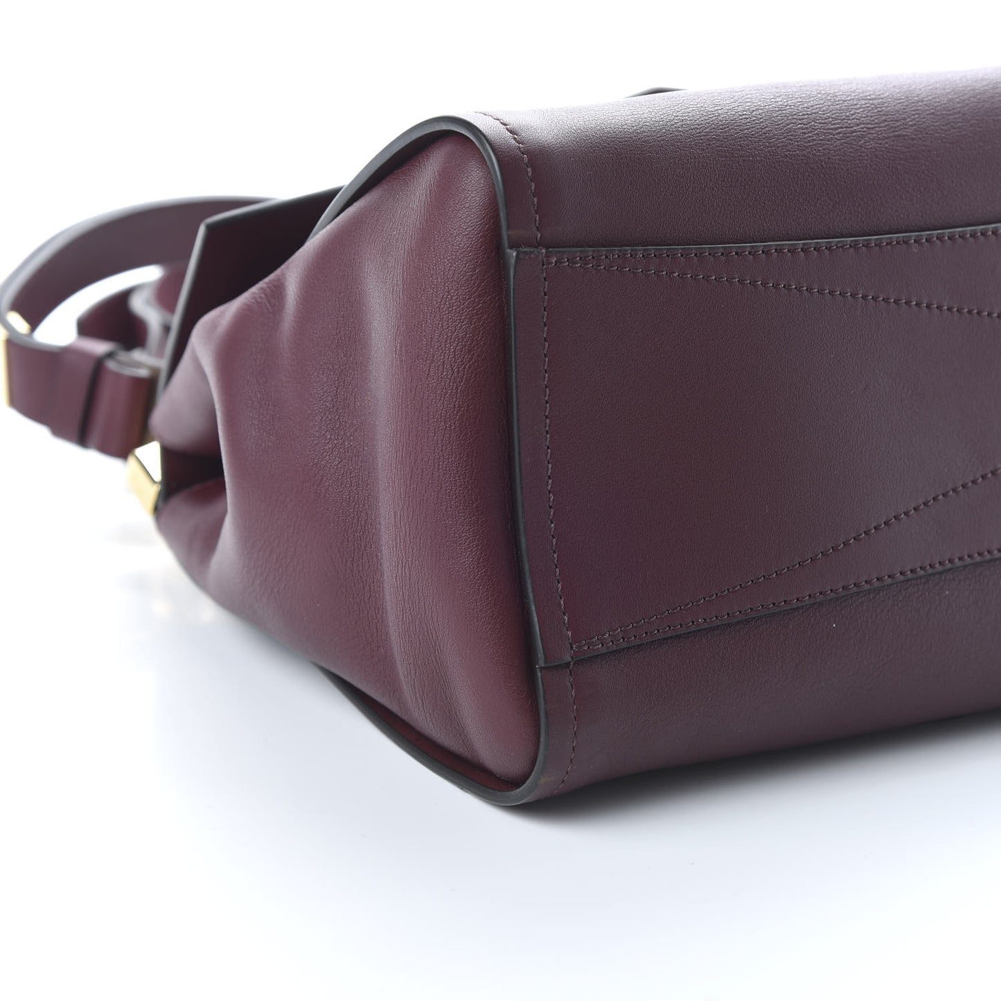 Calfskin Small Mystic Shoulder Bag Aubergine