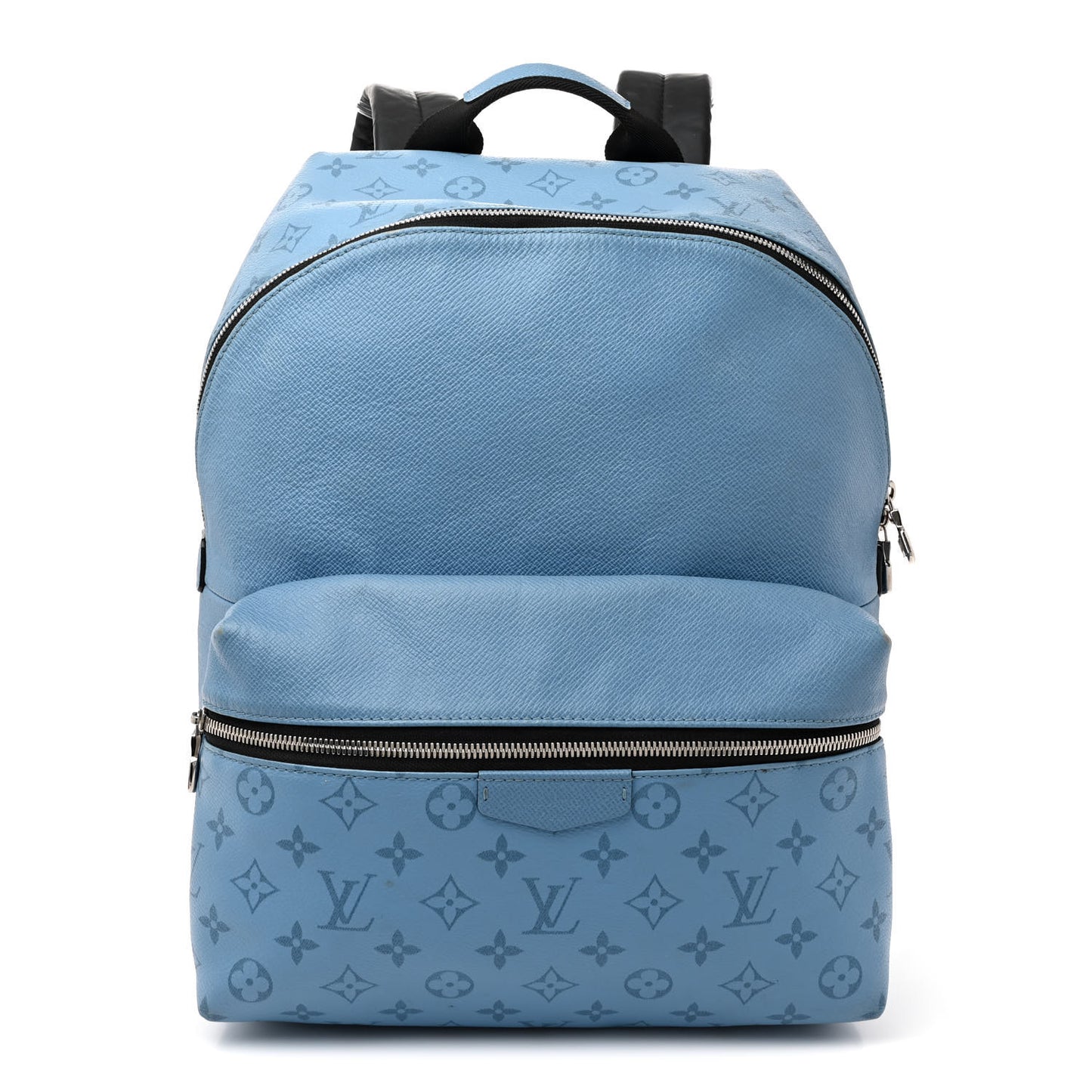 Taiga Monogram Discovery Backpack PM Blue Lagoon