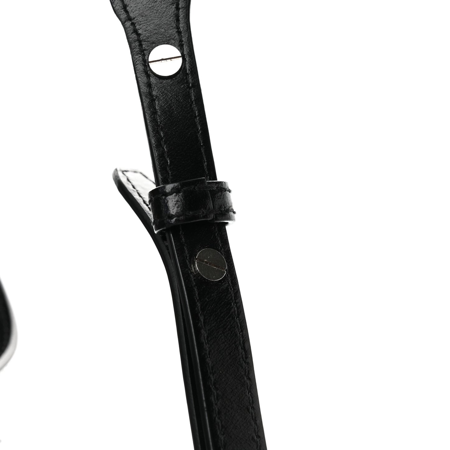 Shiny Lord Calfskin Mini Antigona Black