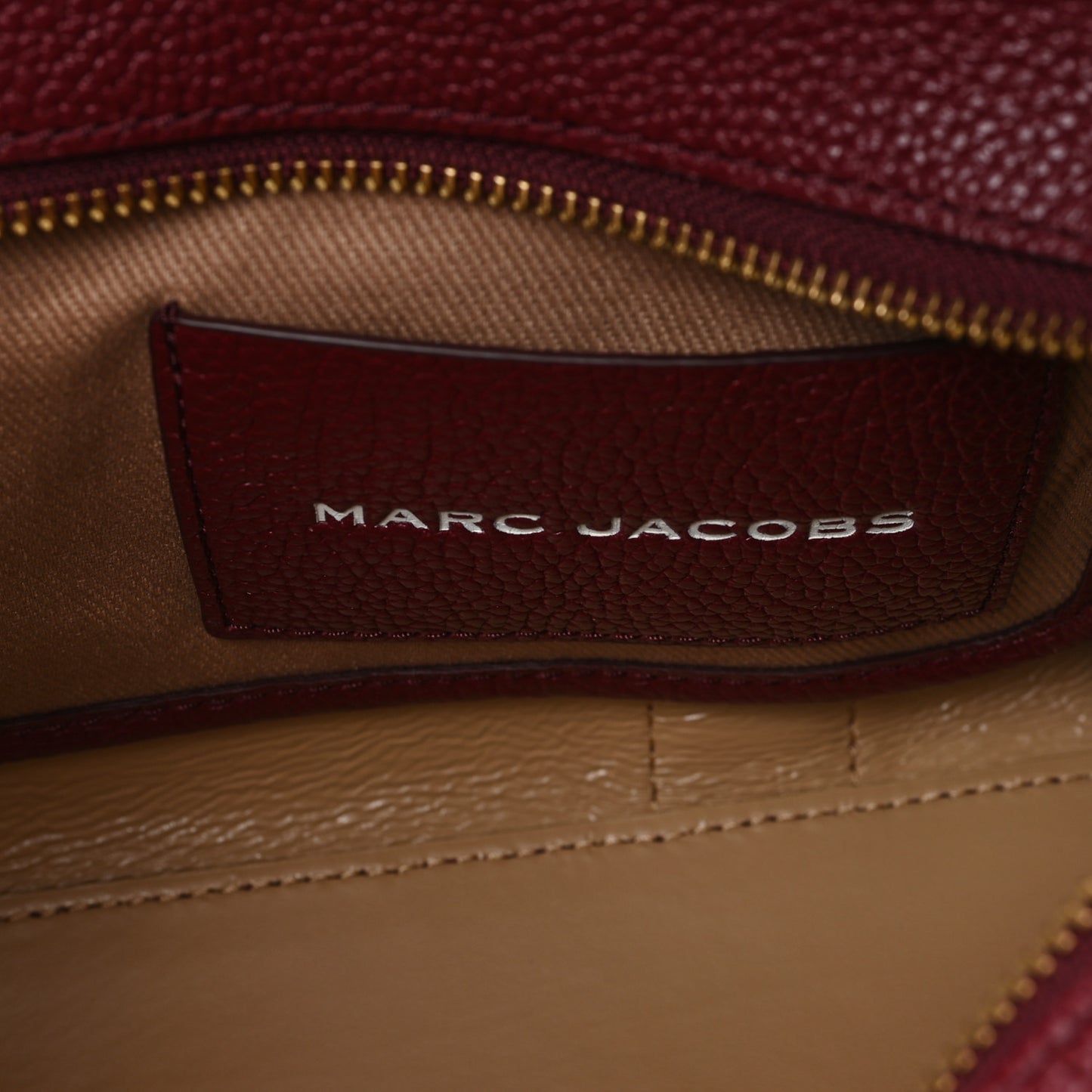 Grained Calfskin Small The Tote Bag Cherry