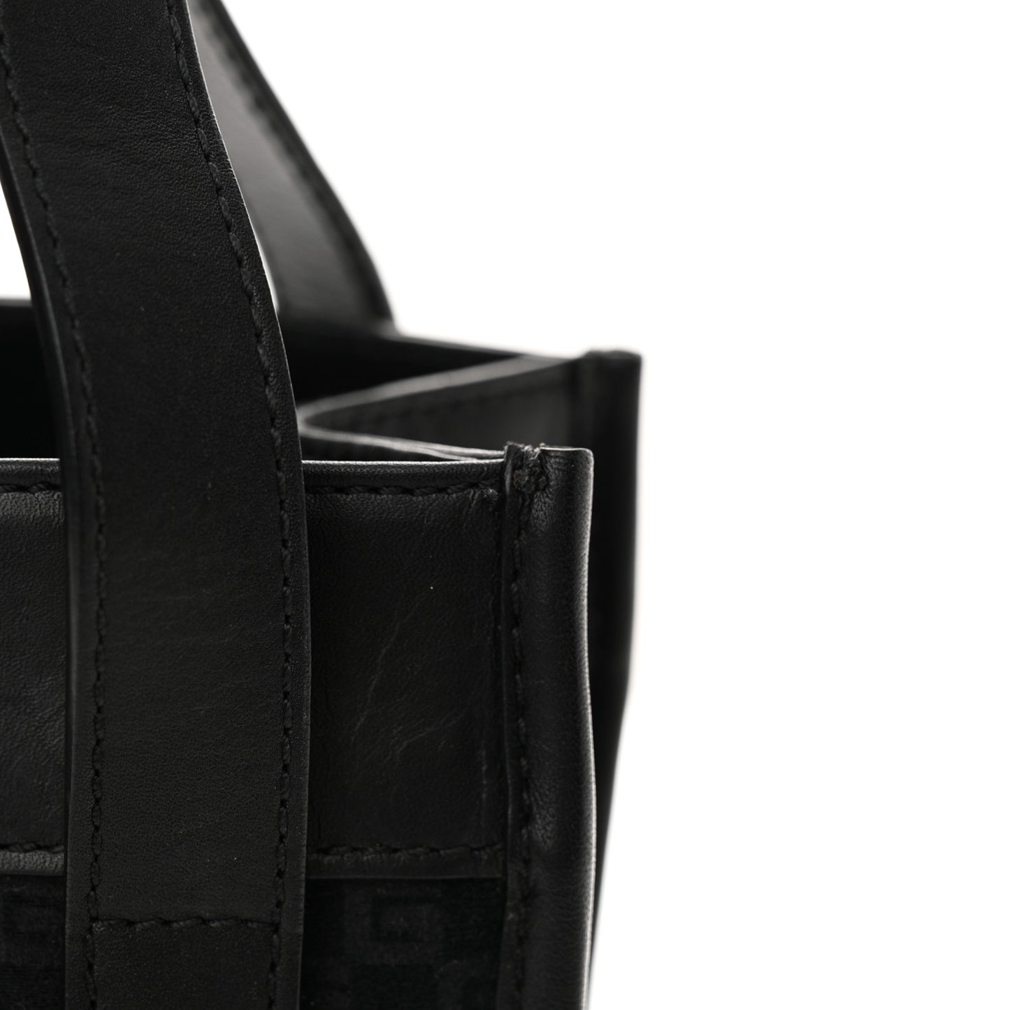 Square G Fabric Mini Tote Black