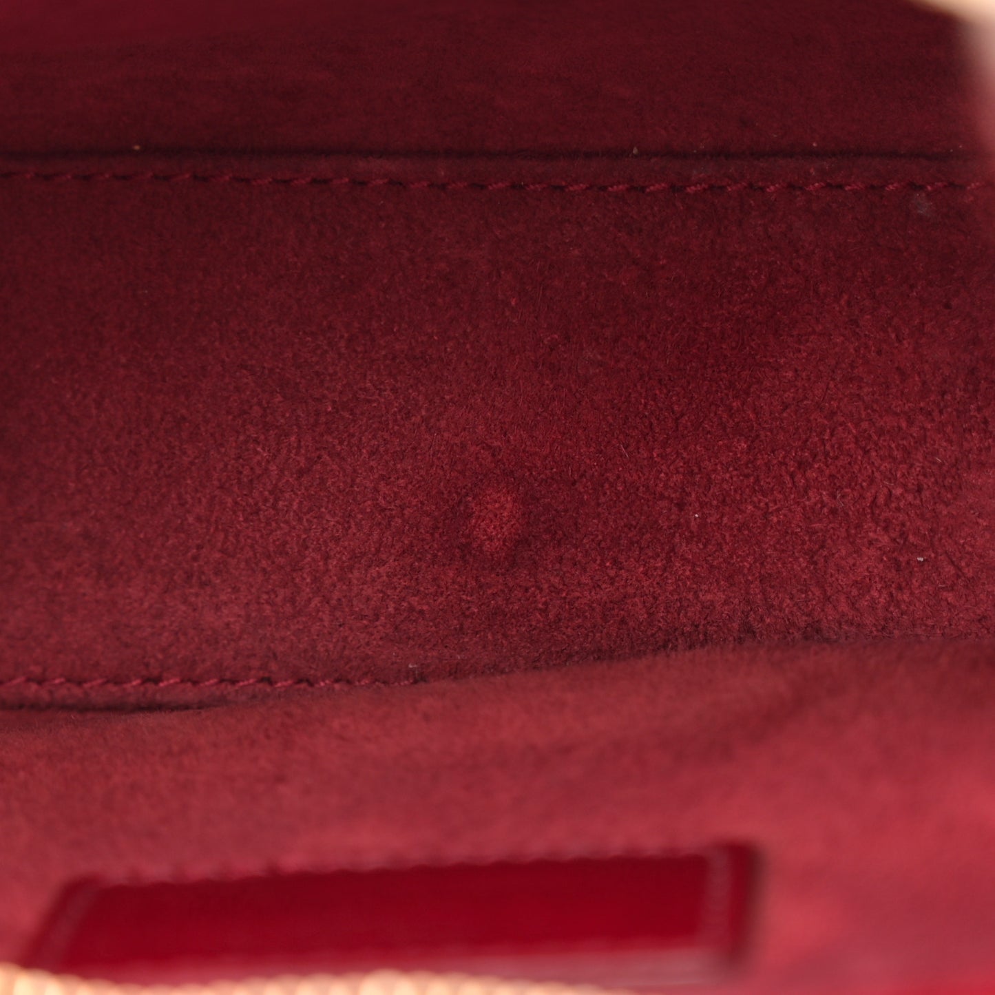 Patent Cannage Mini Lady Dior Red