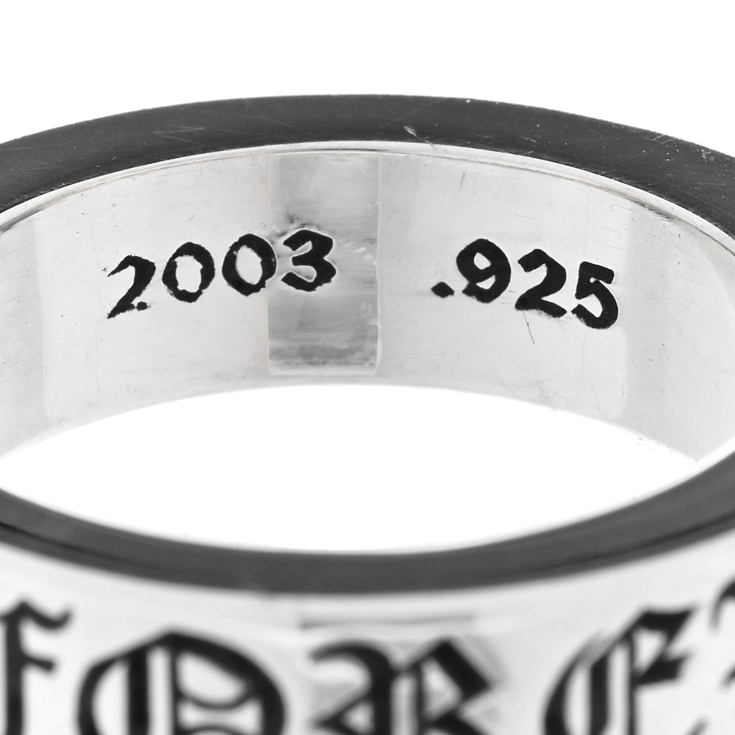 Sterling Silver Forever Spacer Ring 56 7.5