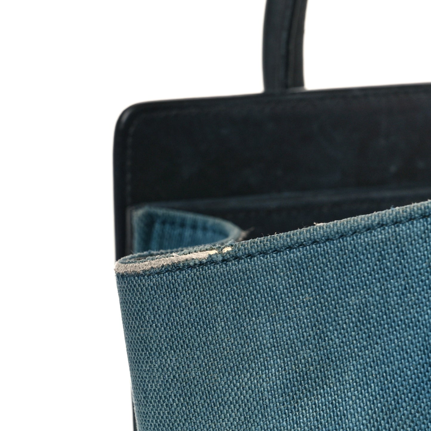 Canvas Smooth Calfskin Micro Tri-Color Luggage Royal