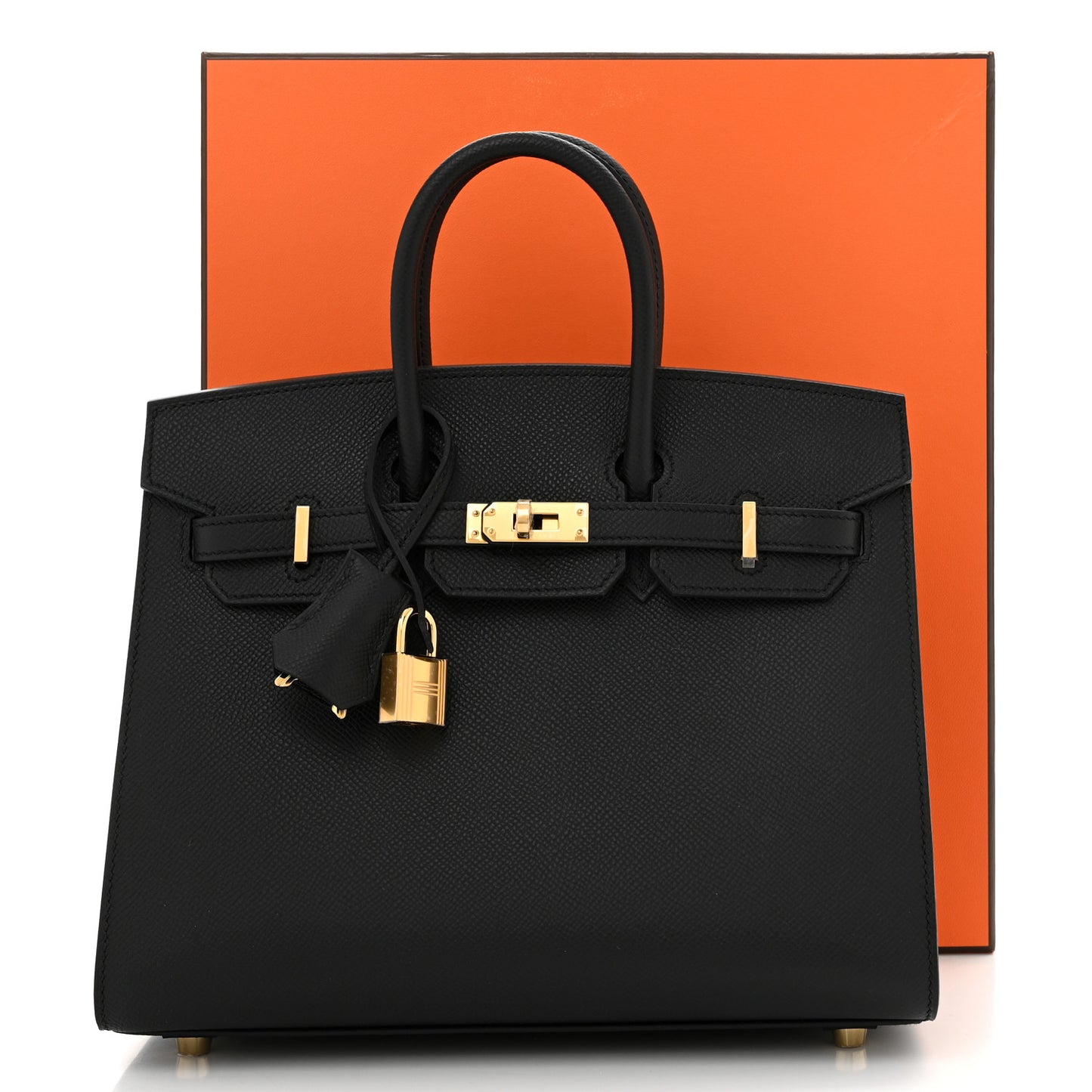 Epsom Birkin Sellier 25 Black