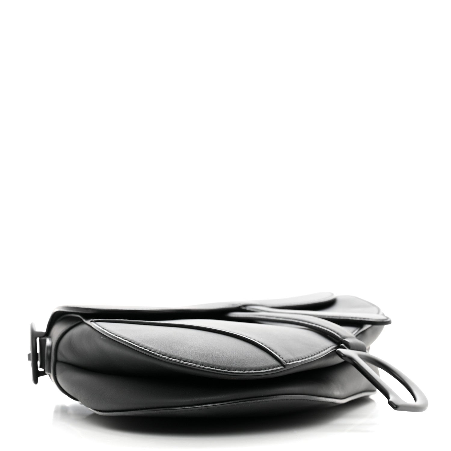Christian Dior Ultra Matte Calfskin Saddle Bag Black 4 of 9