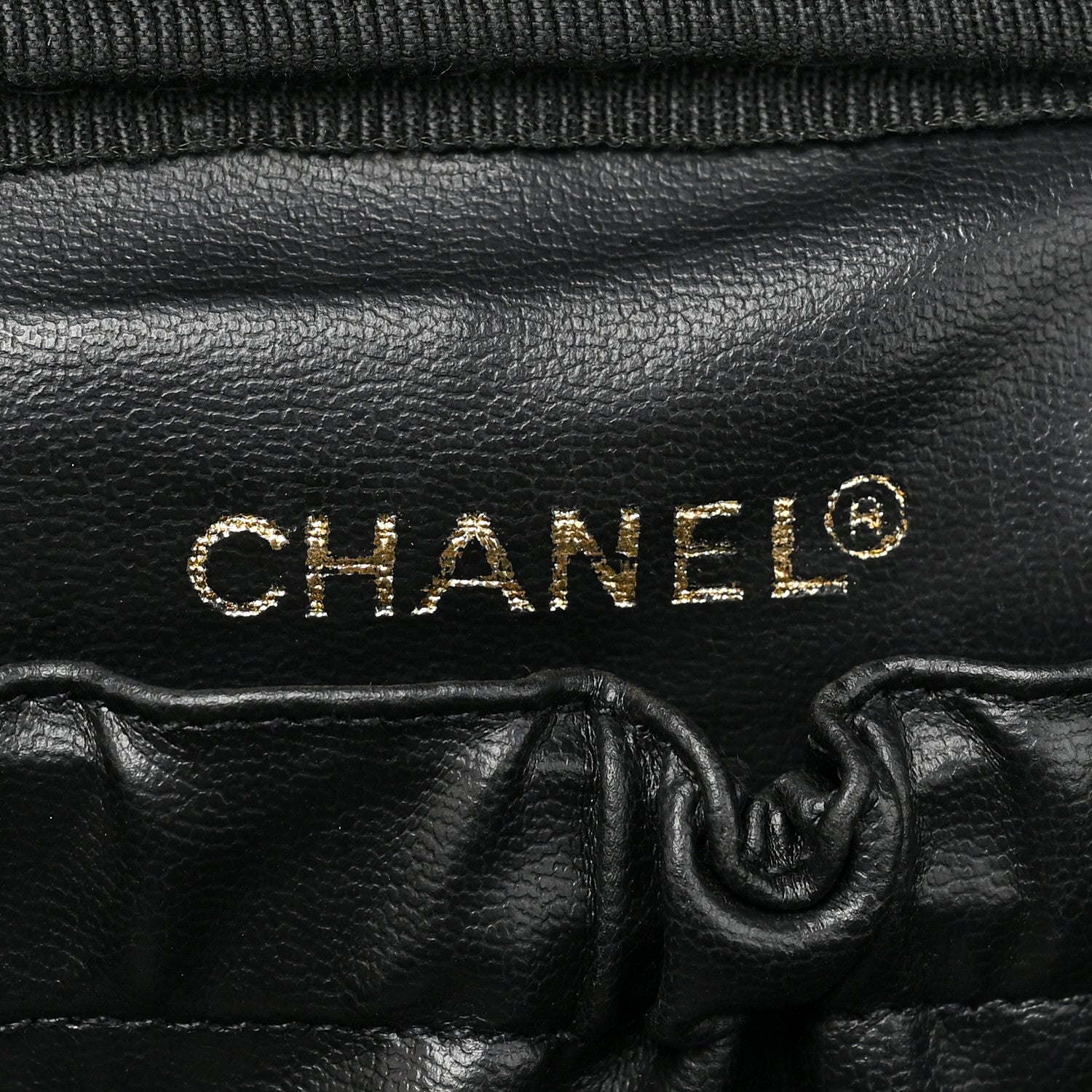 Chanel Caviar Vanity Cosmetic Case Black 6 of 9