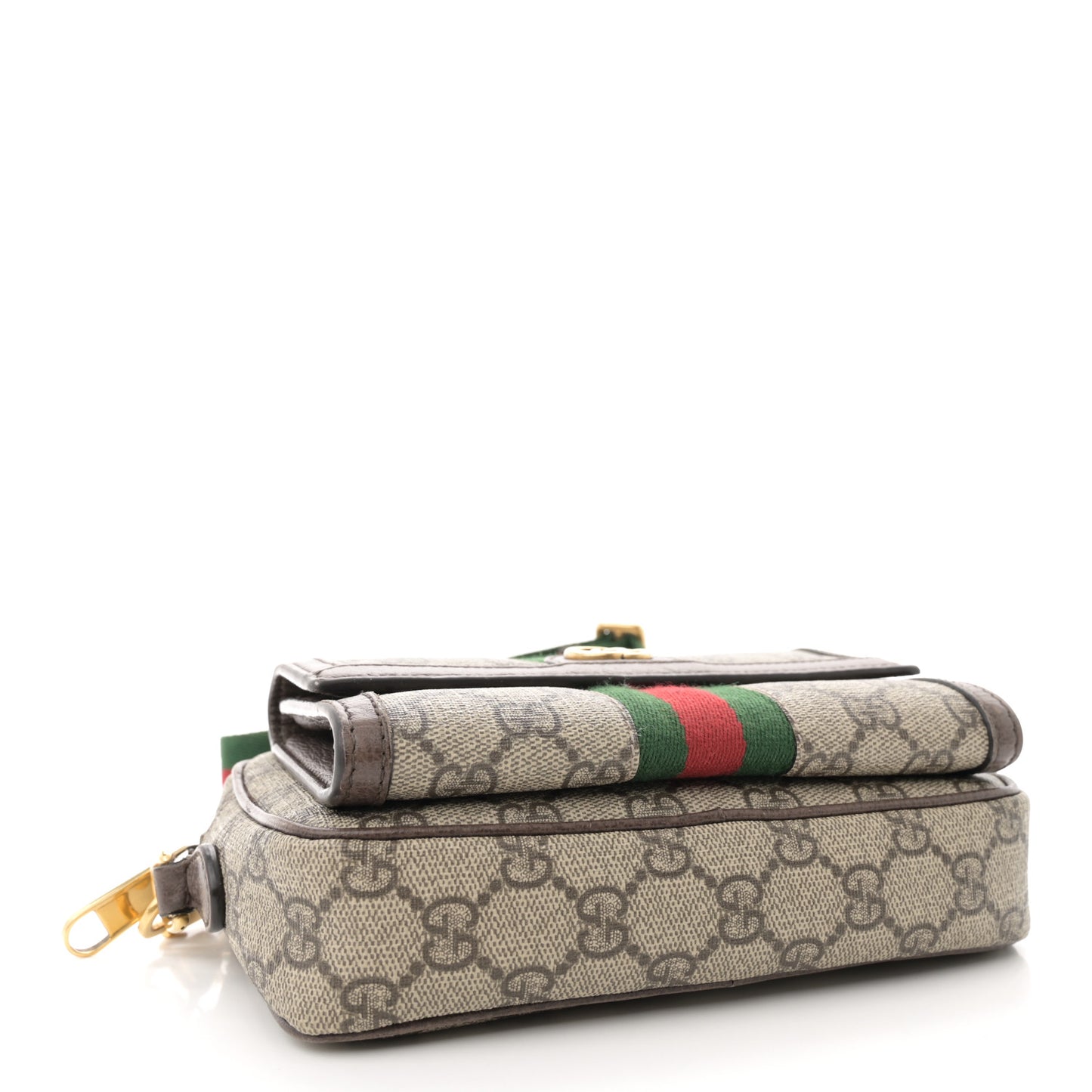 GG Supreme Monogram Web Mini Ophidia Bag Beige Ebony