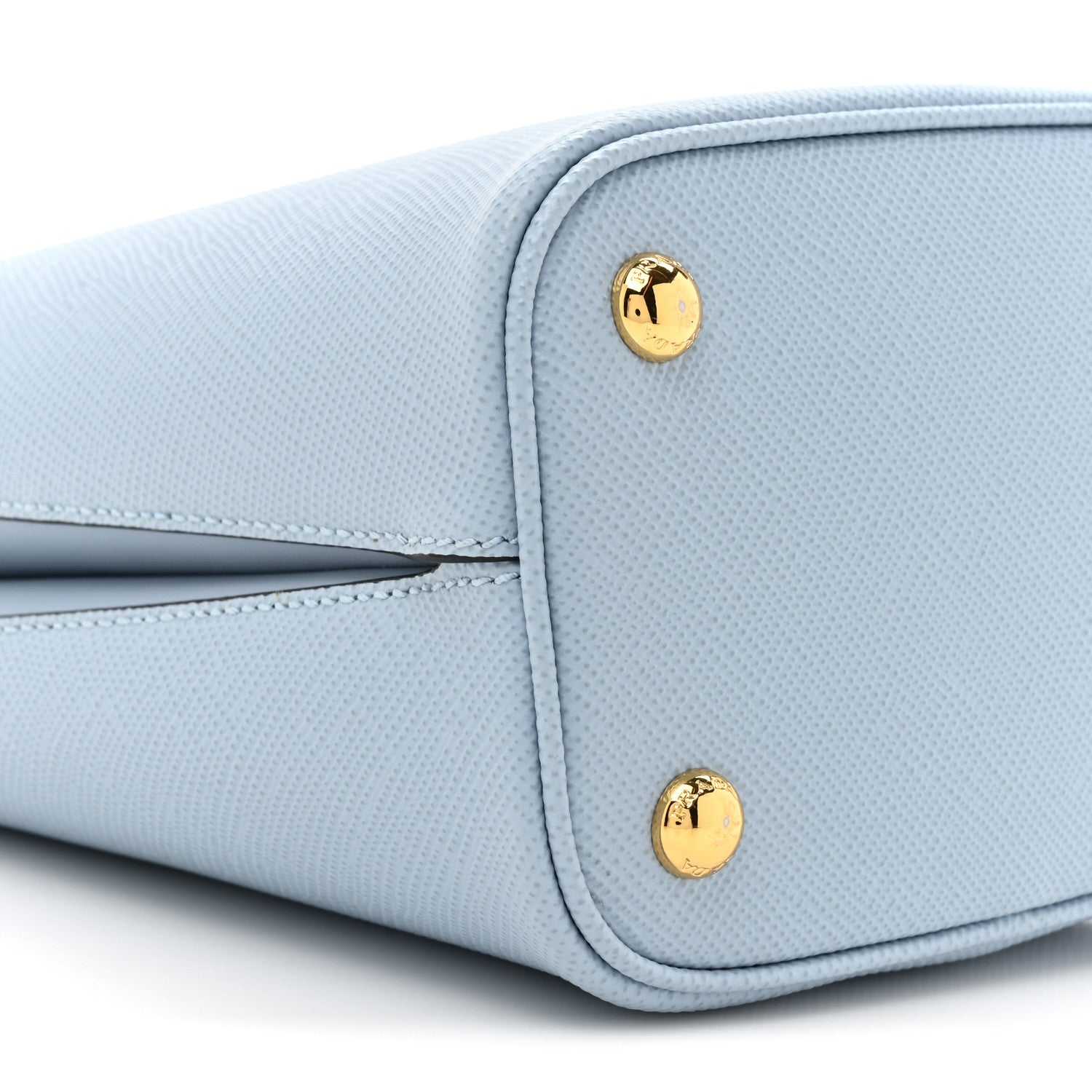 Prada Saffiano Cuir Calfskin Small Panier Bucket Bag Astrale Black 8 of 11