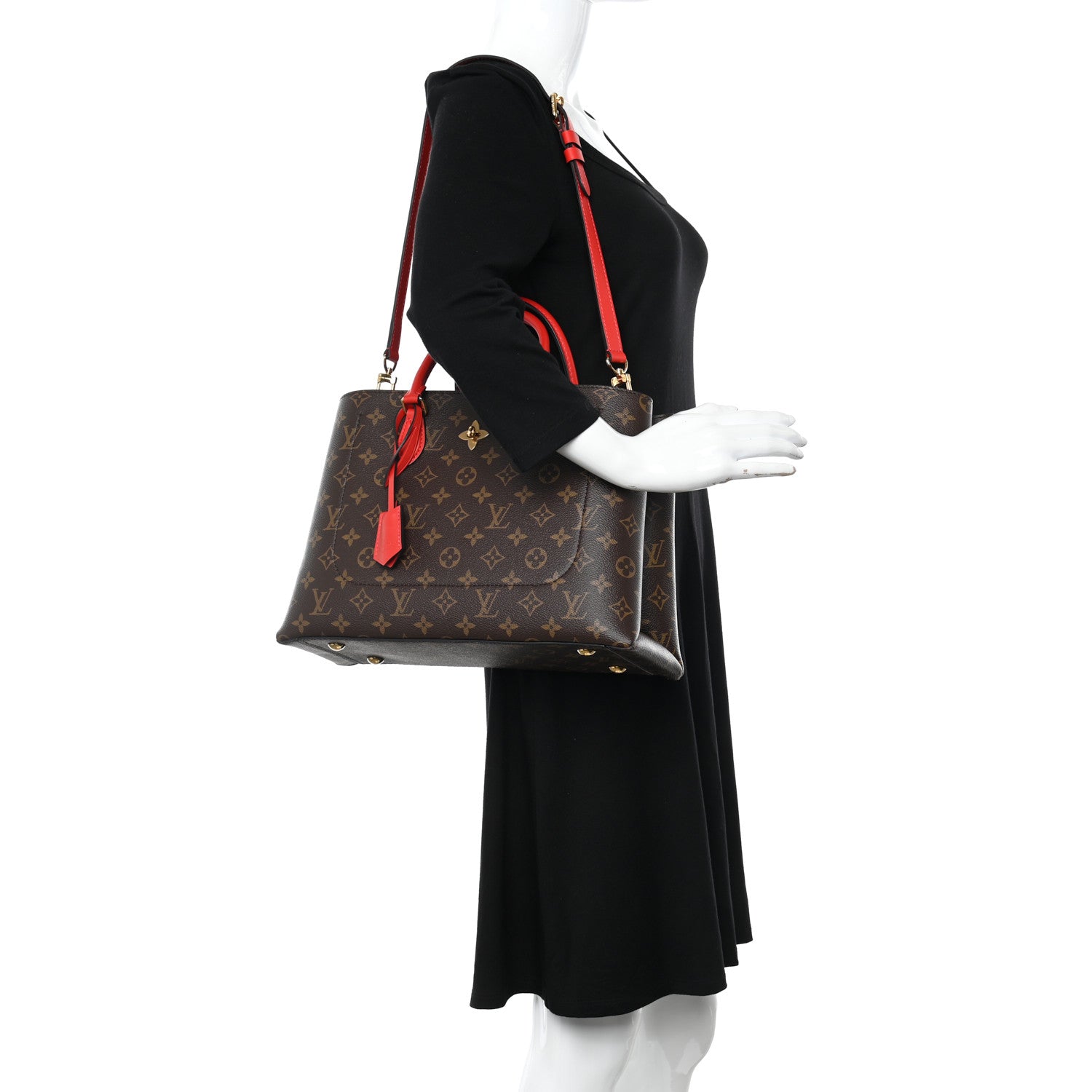 Louis Vuitton Monogram Flower Tote Coquelicot 2 of 8