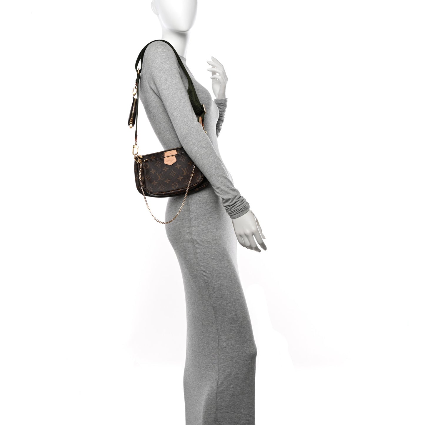 Monogram Multi Pochette Accessories Kaki