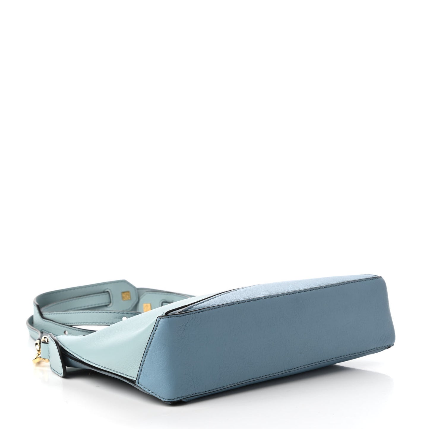 Calfskin Mini Puzzle Bag Stone Blue