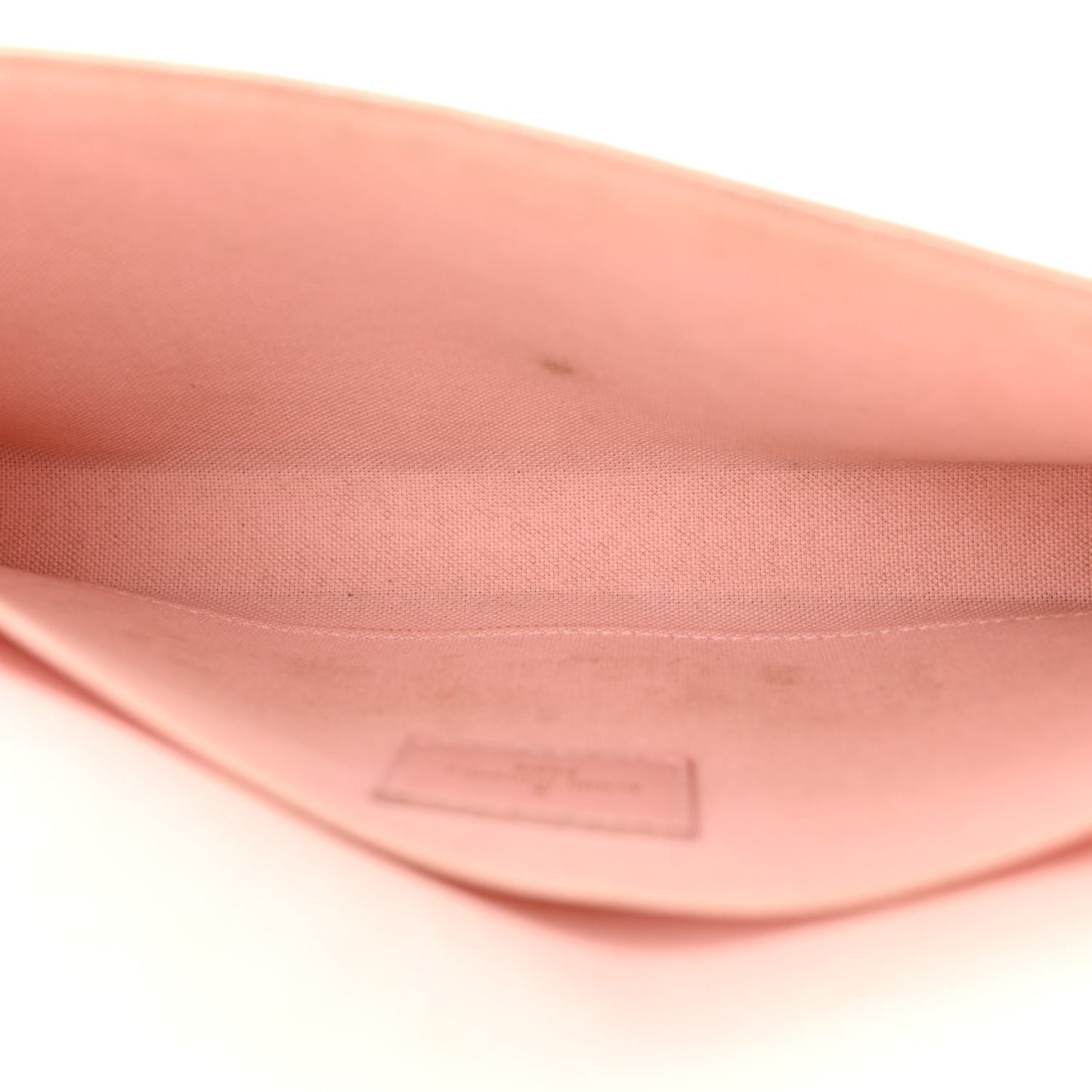 Damier Azur Pochette Felicie Chain Wallet Rose Ballerine