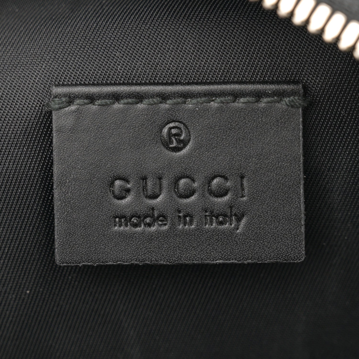 Gucci GG Supreme Monogram Web Belt Bag Black 7 of 15