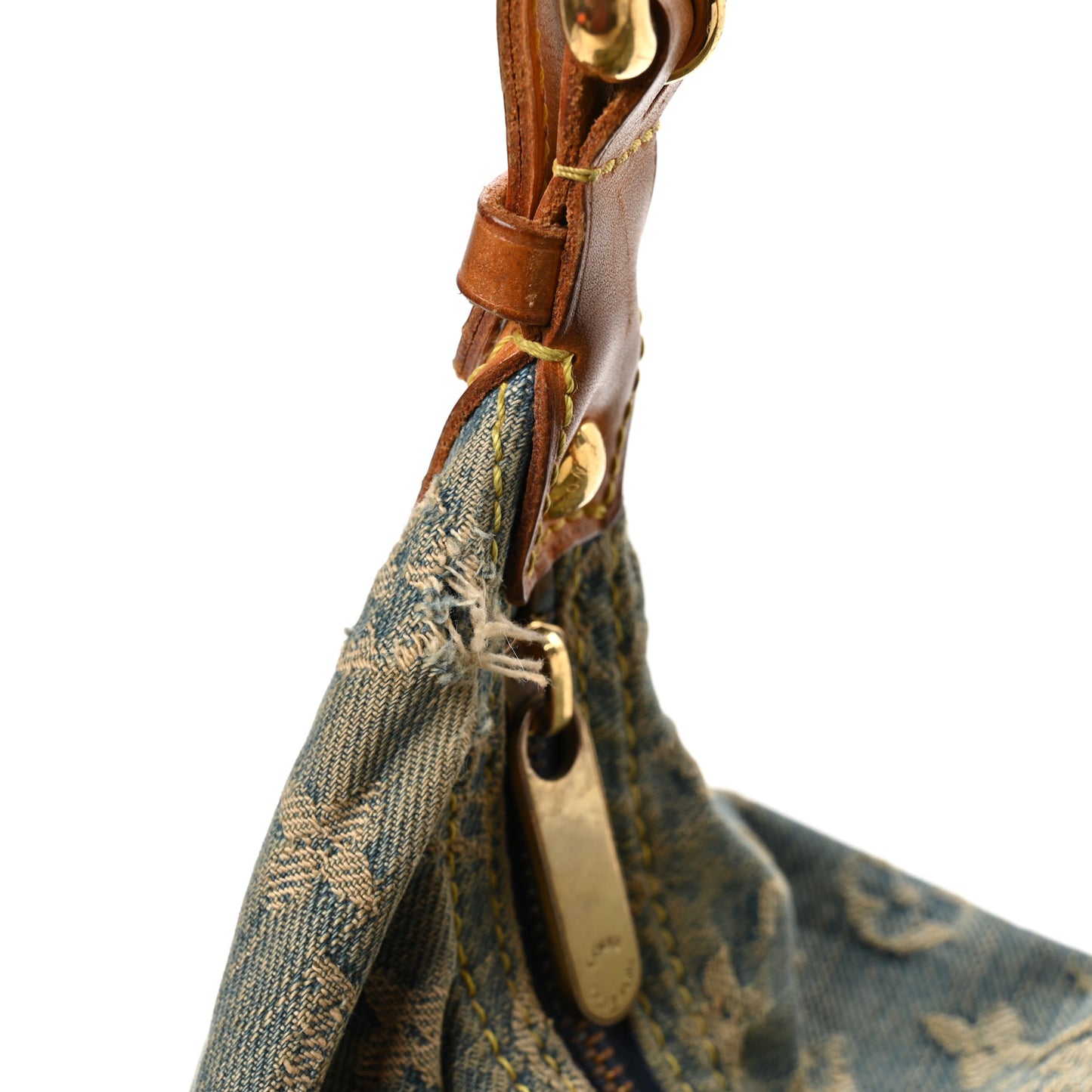 Denim Monogram Baggy GM Blue