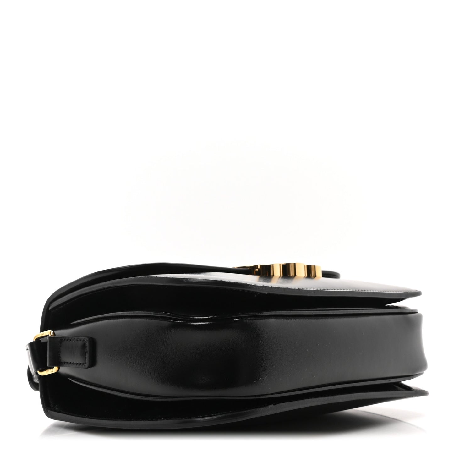 Shiny Calfskin Medium Triomphe Black