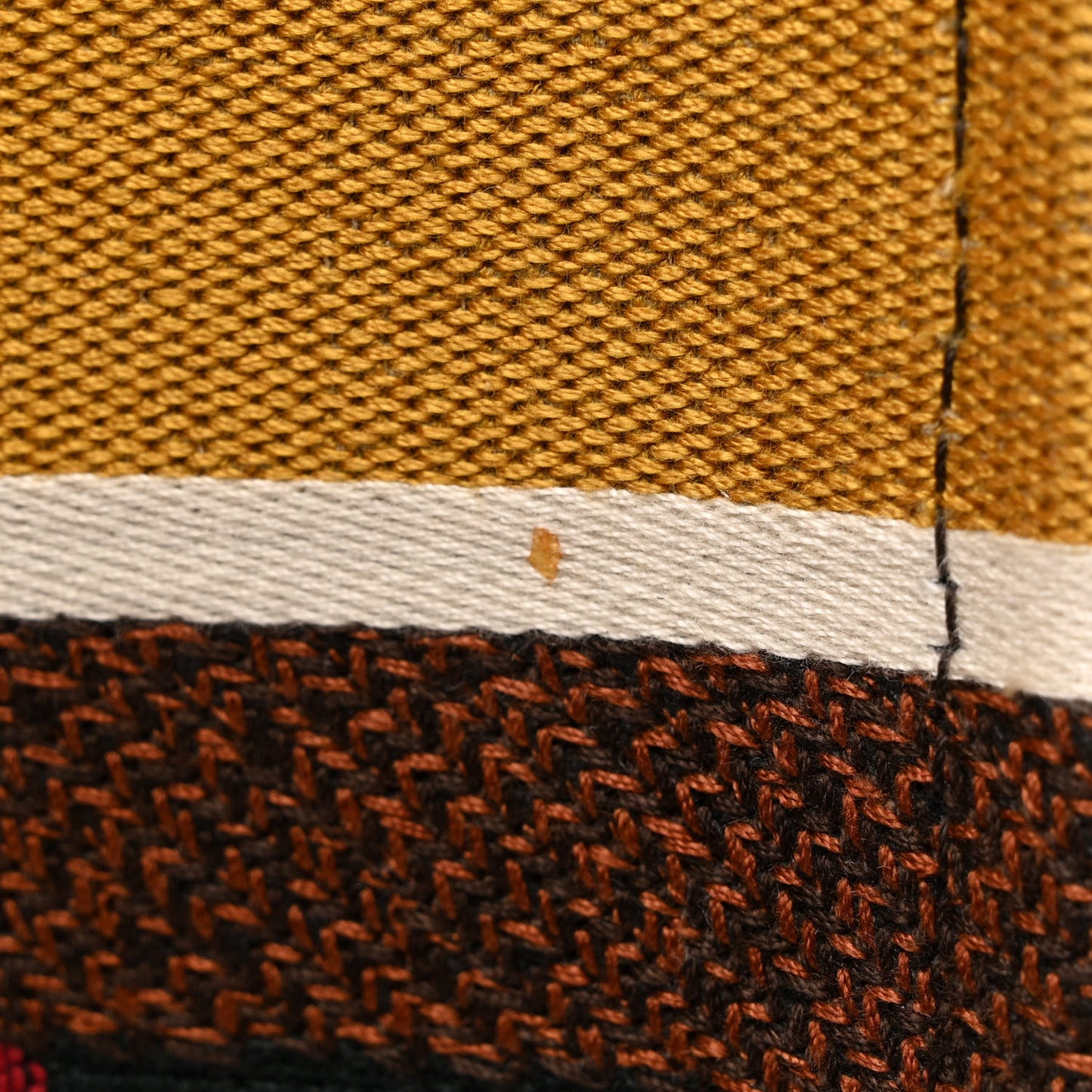 Canvas Embroidered Large Paisley Book Tote Multicolor